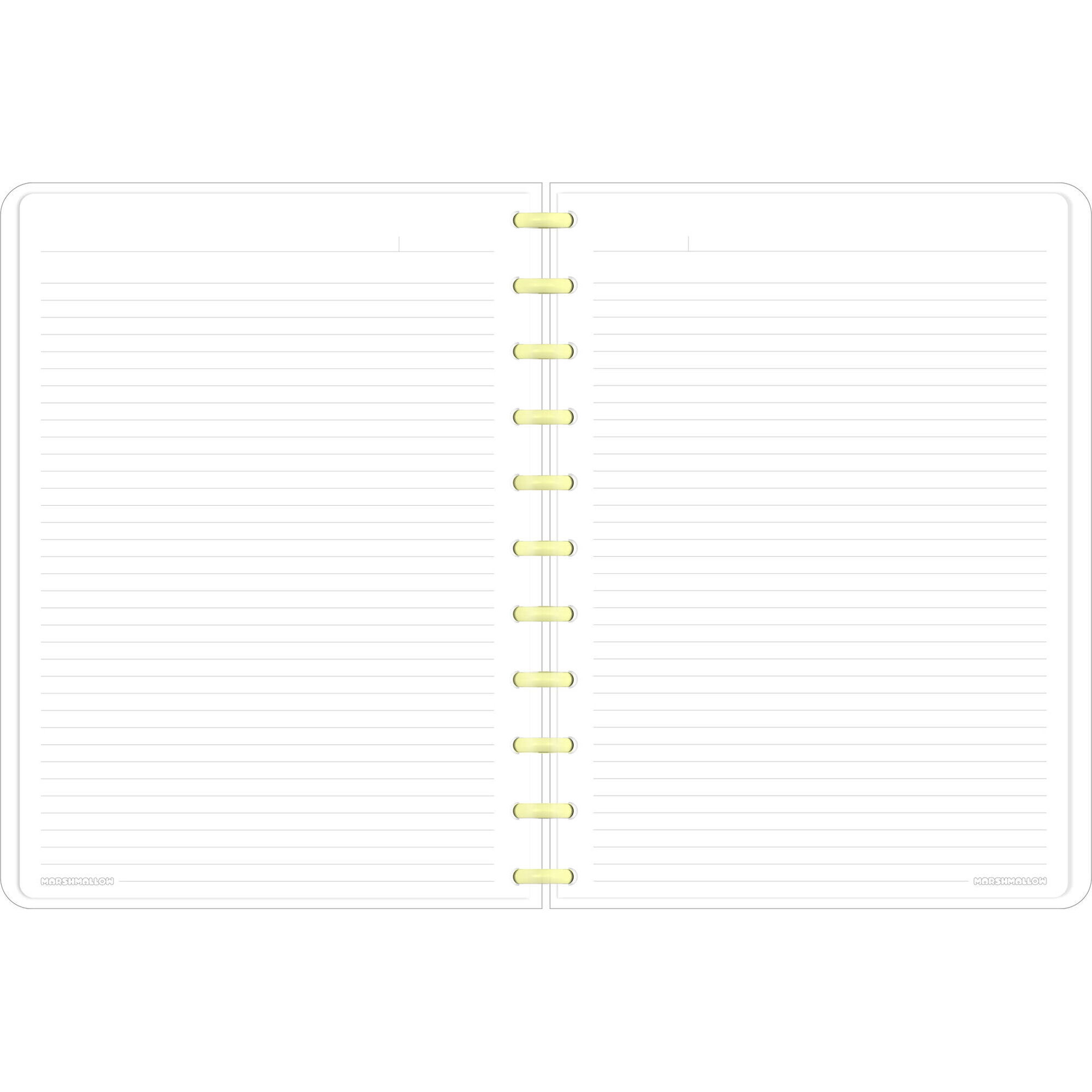 Caderno Smart Espiral A4 Pautado (v&aacute;rias cores) Marshmallow
