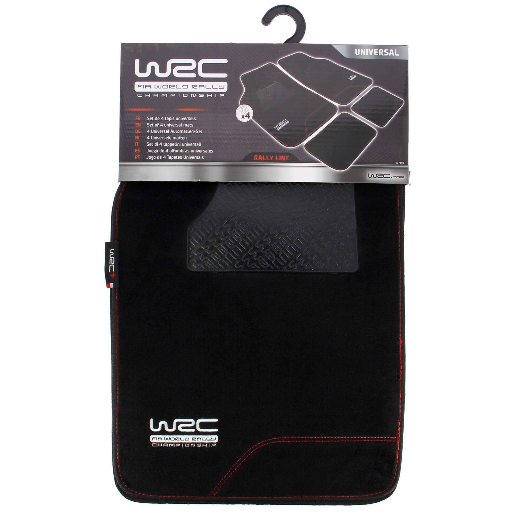 Conjunto 4 Tapetes Alcatifa Rally Line WRC