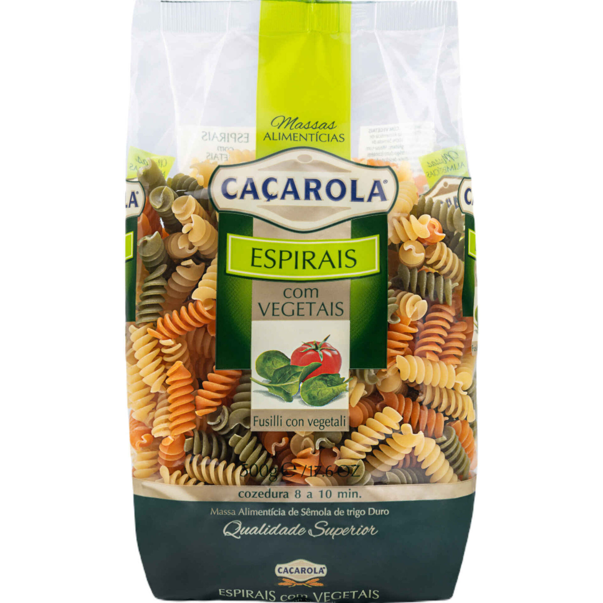 Massa Espirais com Vegetais
