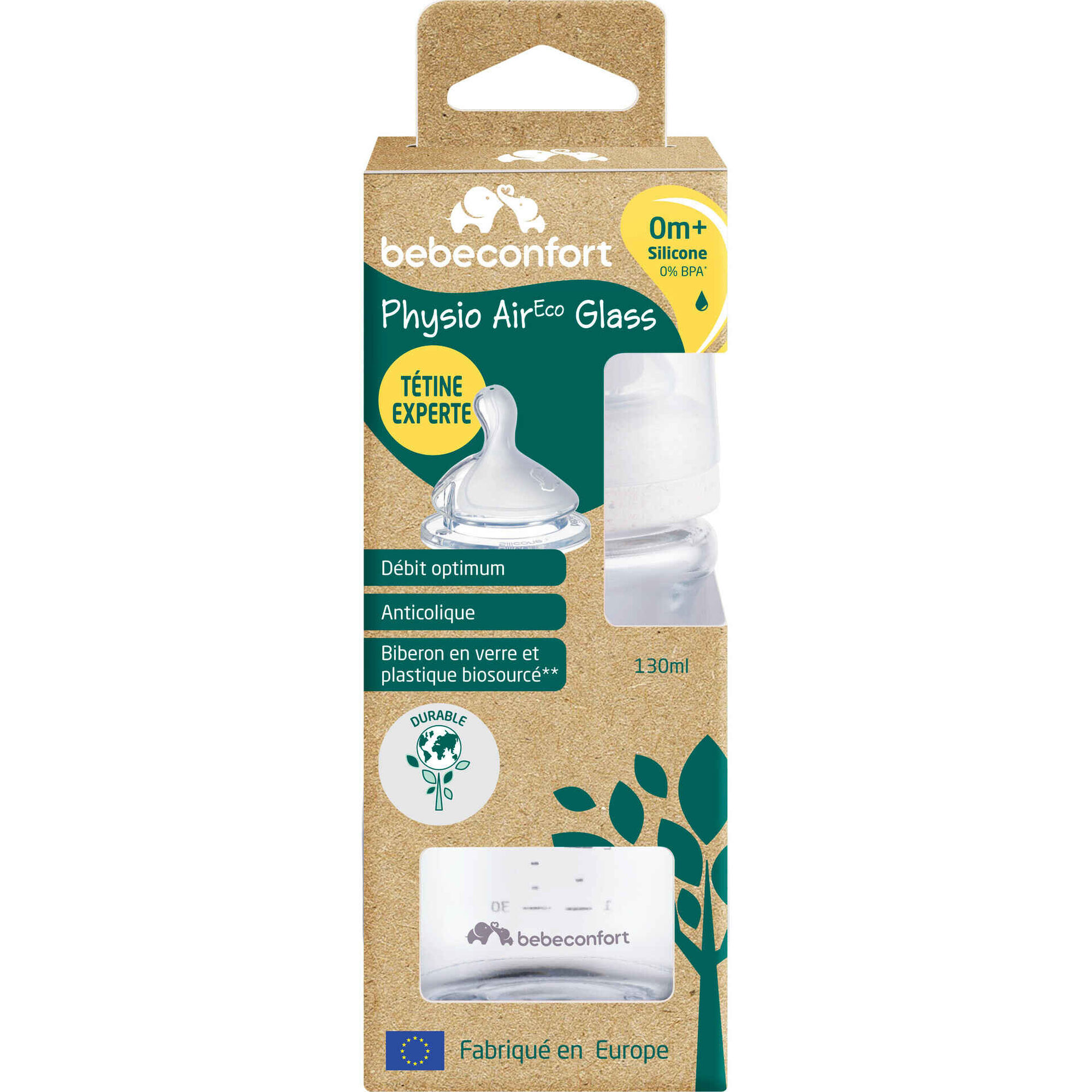 Biberão Eco Vidro 130ml