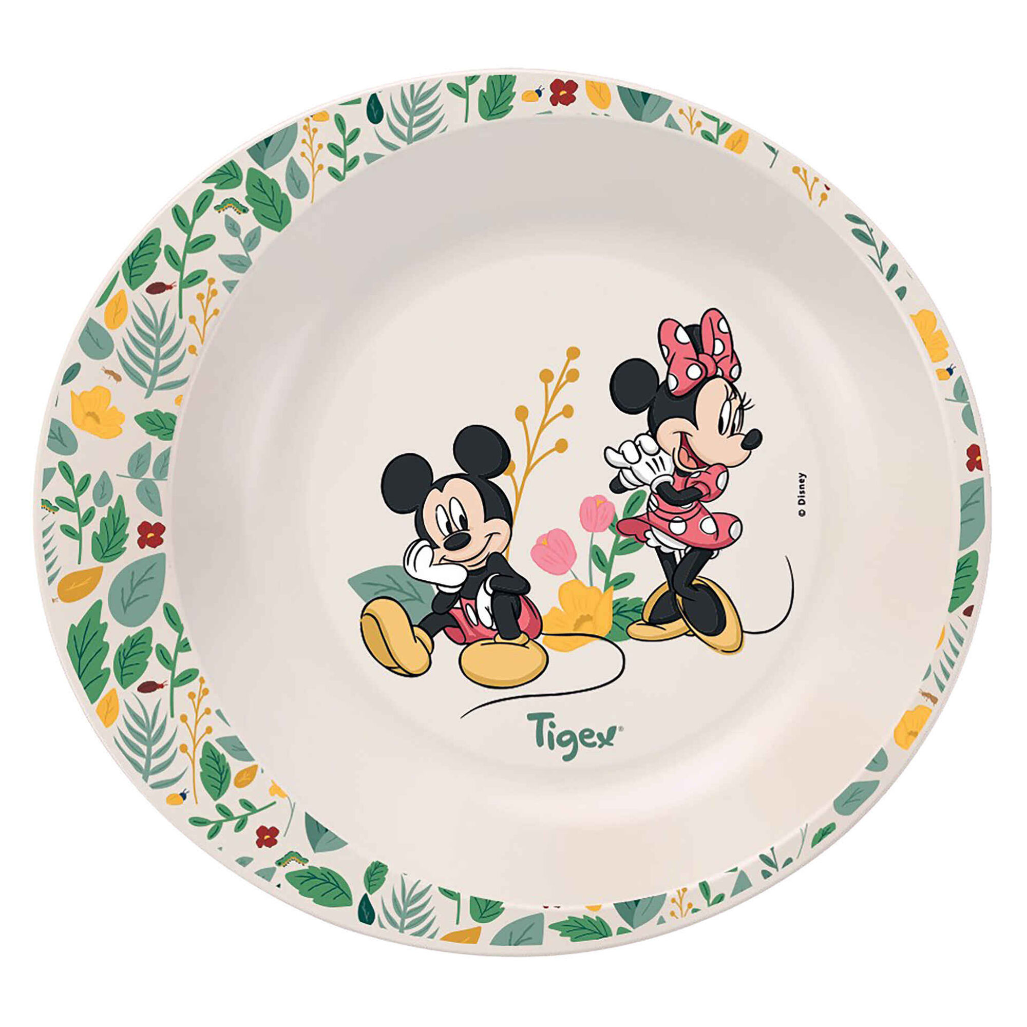 Prato para Microondas Mickey e Minnie