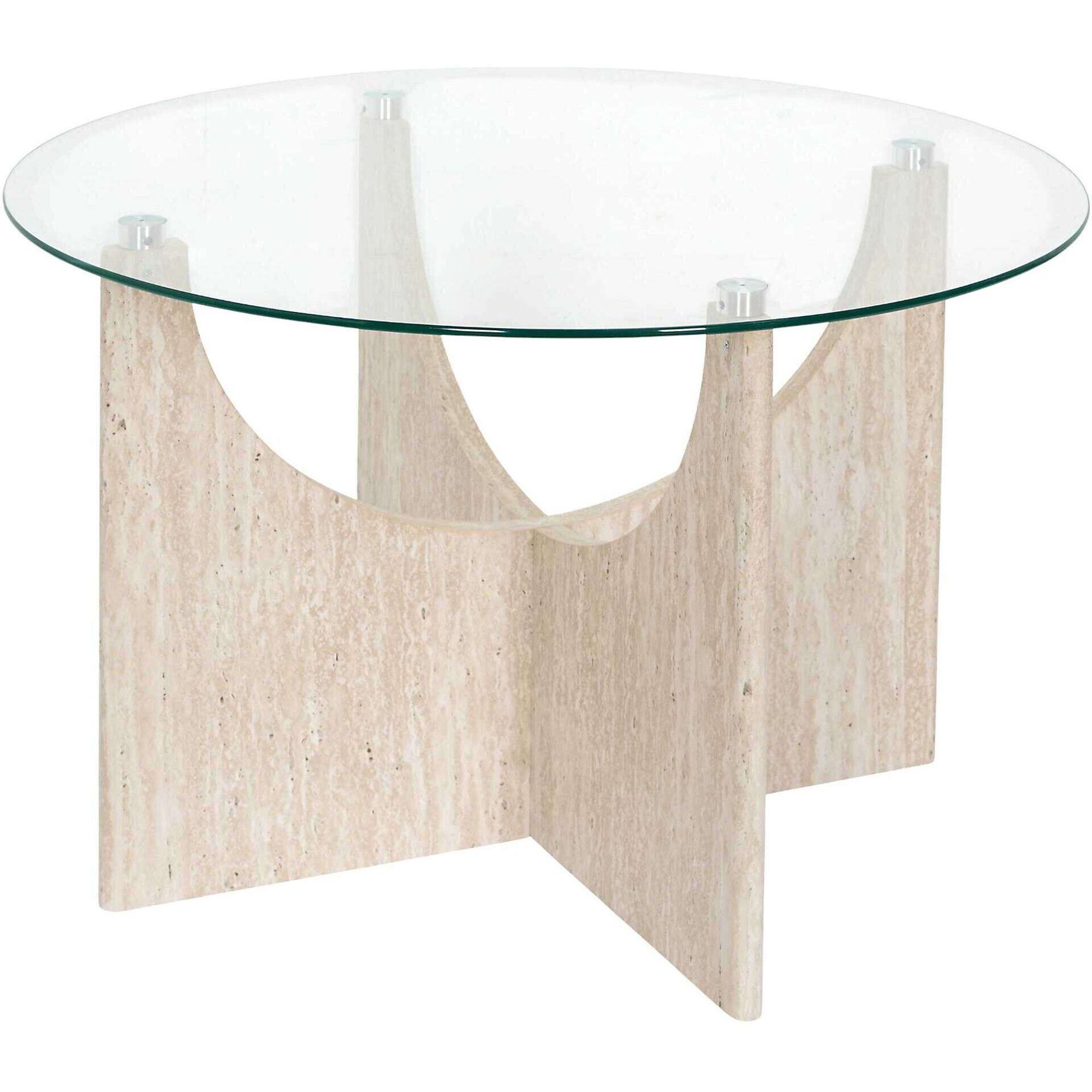 Mesa Centro Vidro Pietra