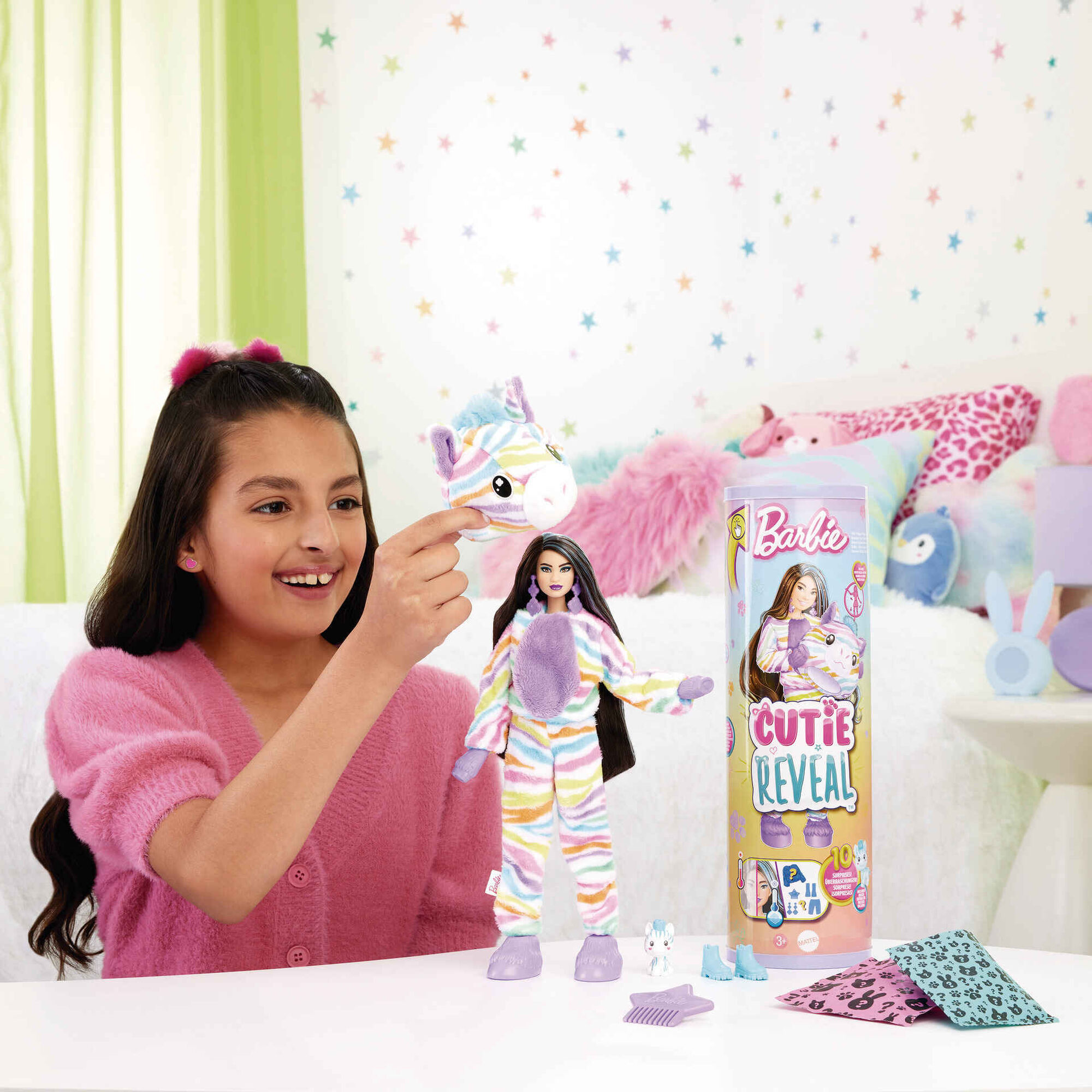 Boneca Barbie Cutie Reveal - Zebra Boneca Barbie Cutie Reveal - Zebra