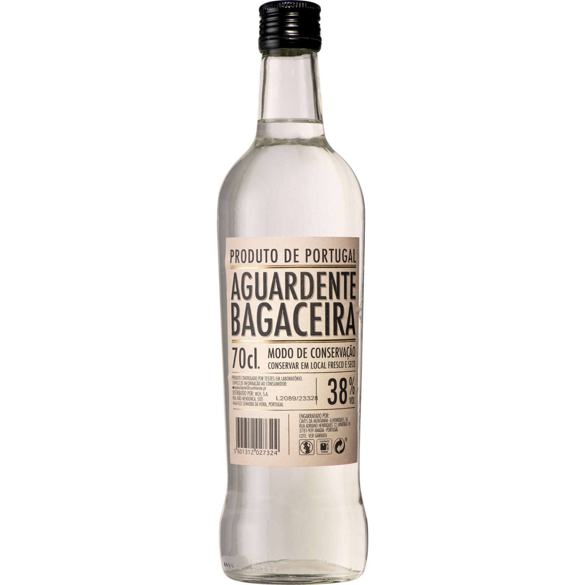 Aguardente Bagaceira Continente
