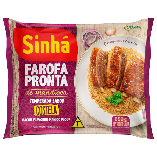 Farofa Pronta Sabor Costela Sinhá