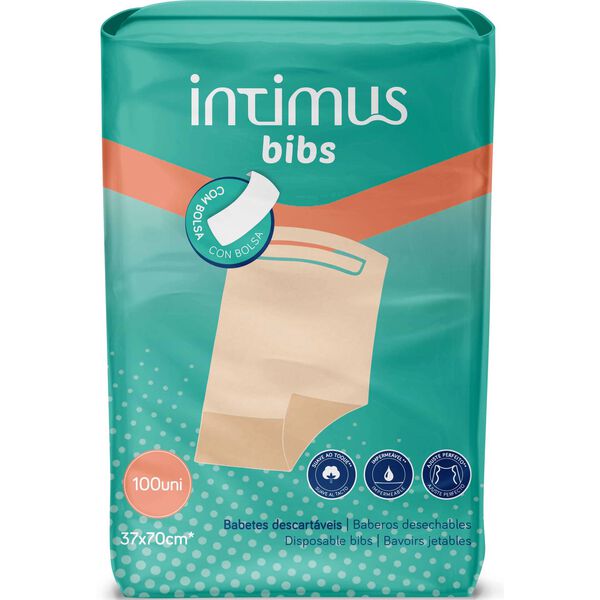 Babetes Descartáveis 37 x 70 cm Intimus