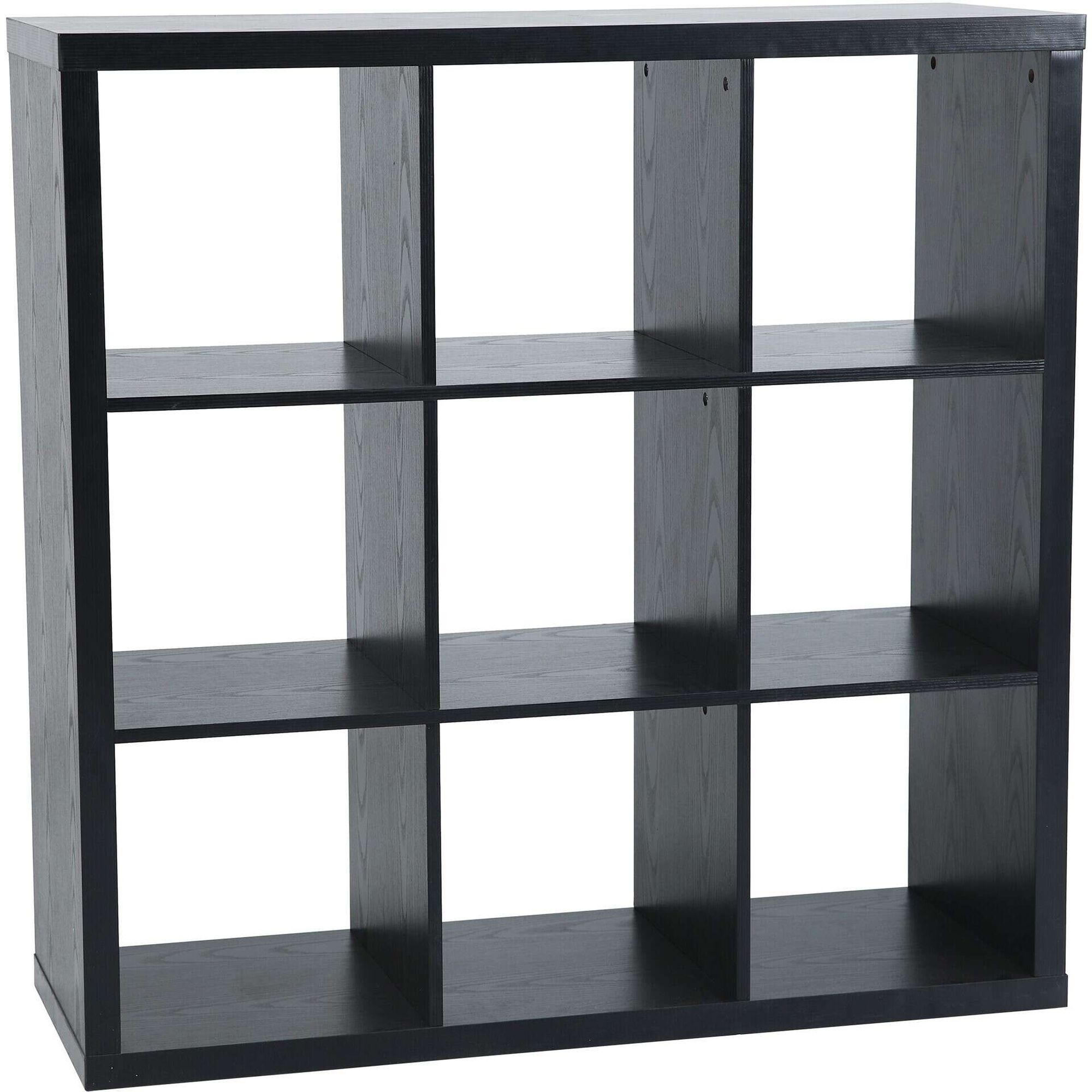 Estante 3x3 Preta Cubos