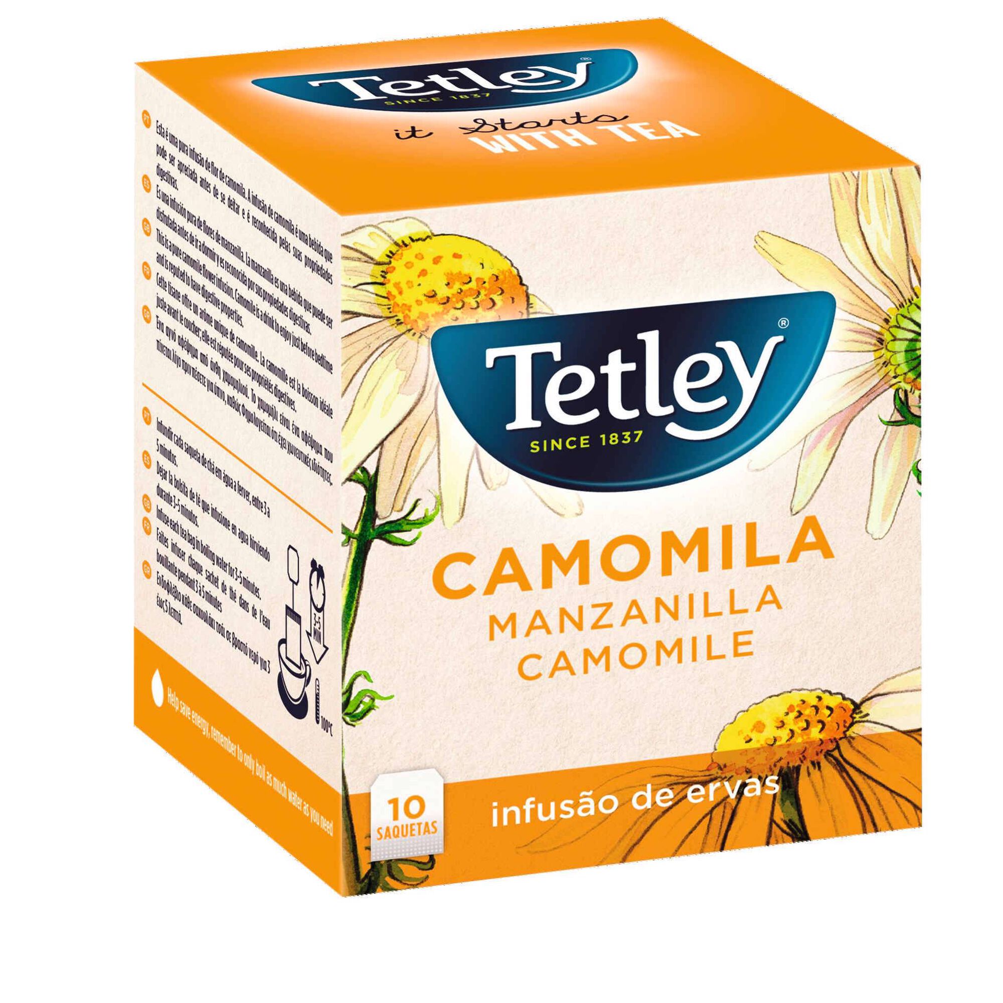 Infusão Camomila Saquetas