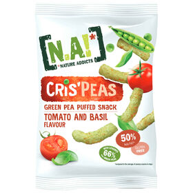 Snacks Salgado Ervilhas Sabor Tomate e Manjericão sem Glúten