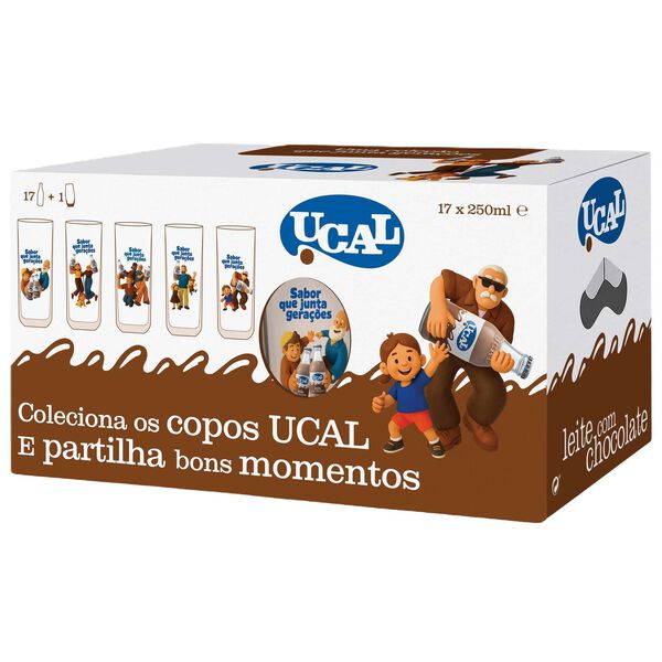 Leite Achocolatado com Copo Ucal