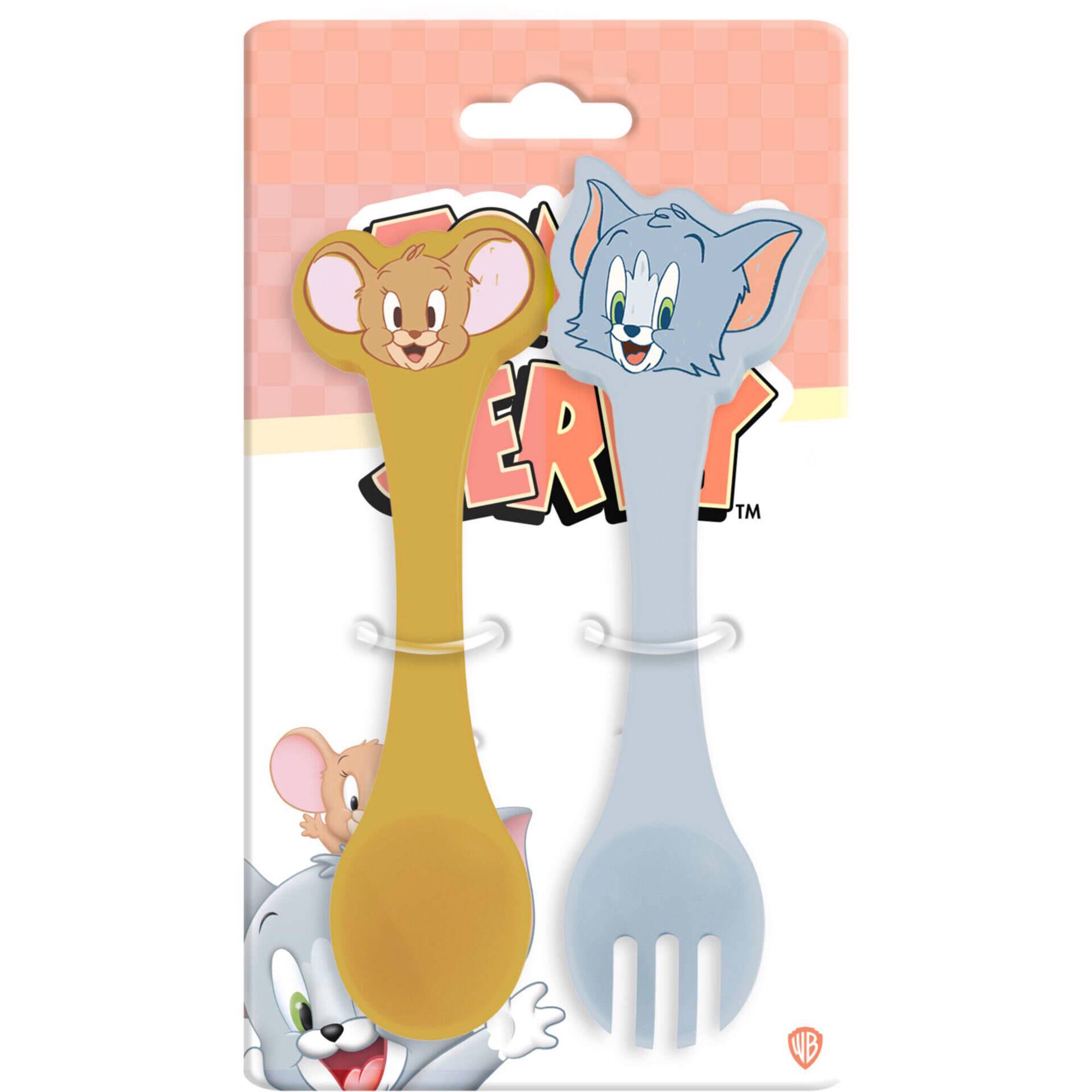 Garfo e Colher Looney Tunes Abc