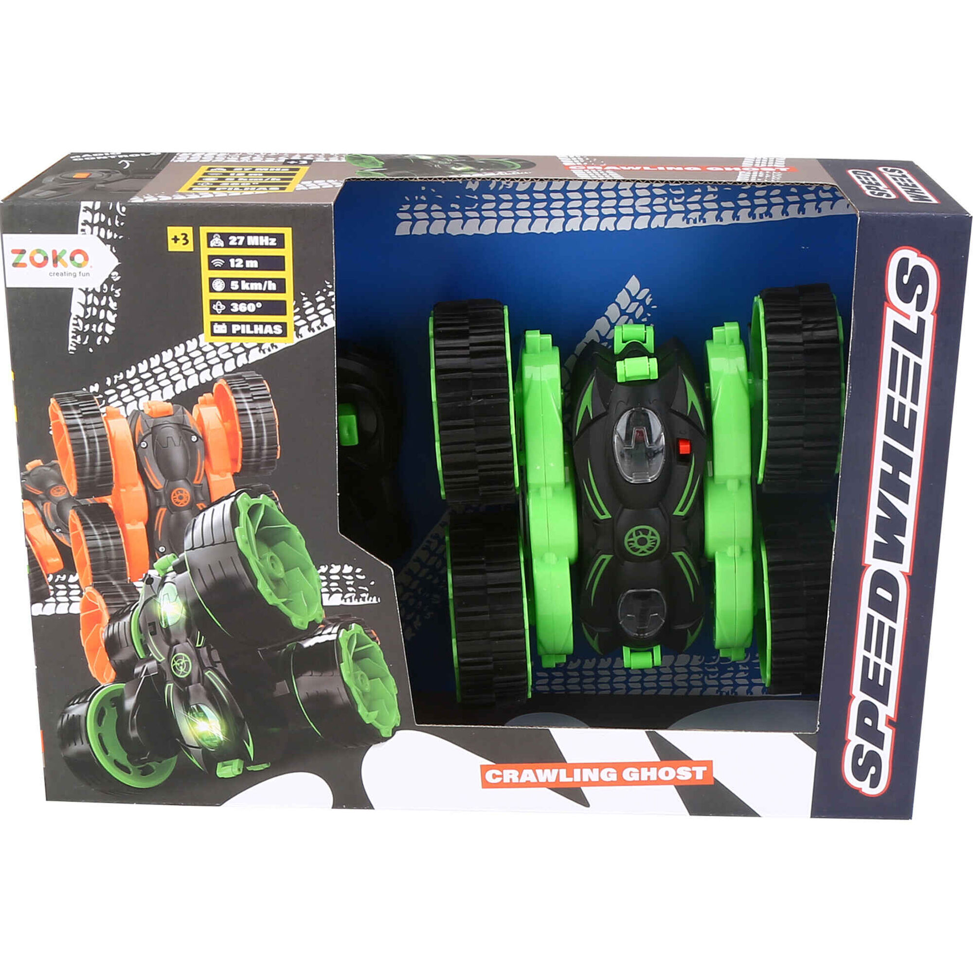 Zoko Speed Wheels - Carro Telecomandado Crawling Ghost (v&aacute;rias cores)