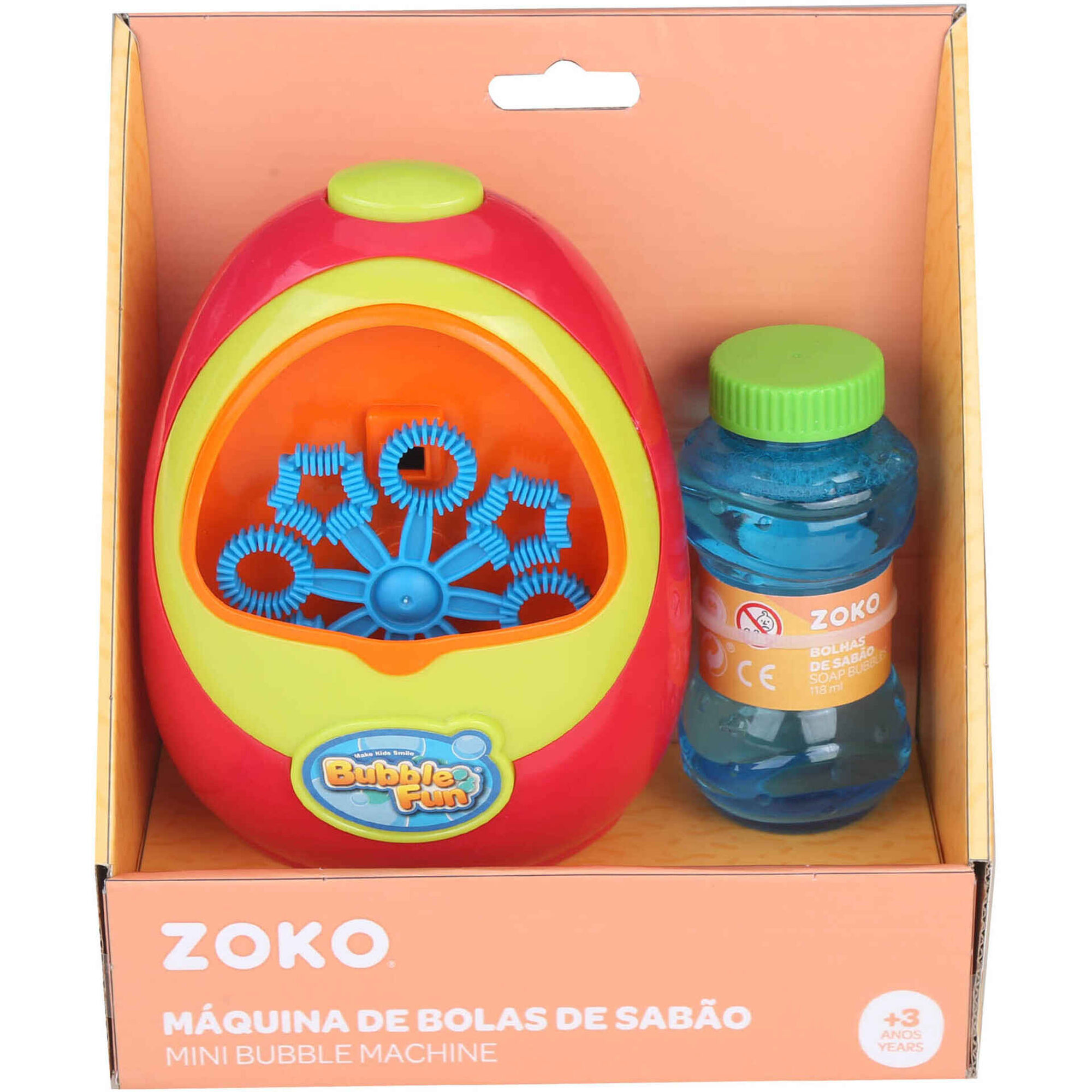 Zoko - M&aacute;quina de Bolinhas de Sab&atilde;o