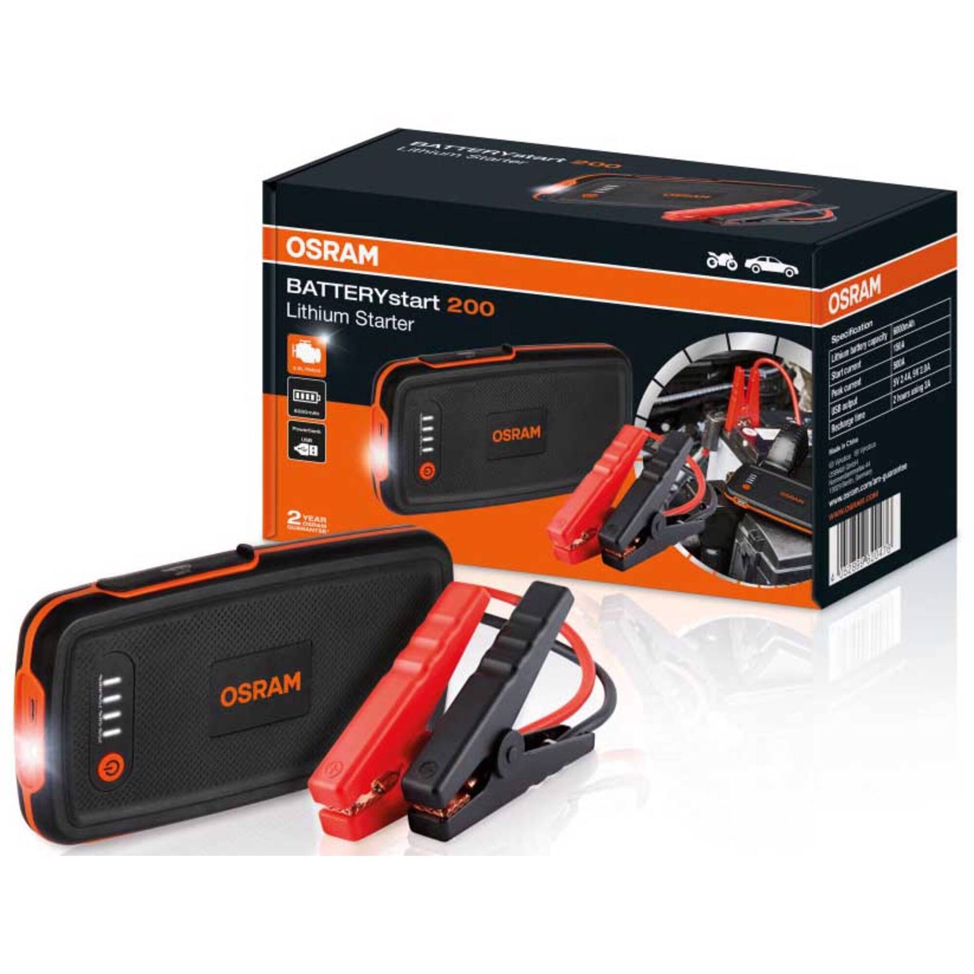 Jump Start 12A 6000MAH