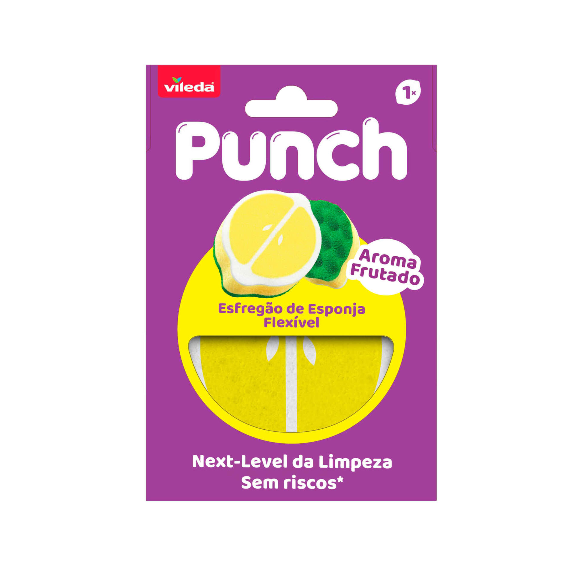 Esfreg&atilde;o Flex&iacute;vel Punch Lim&atilde;o Vileda