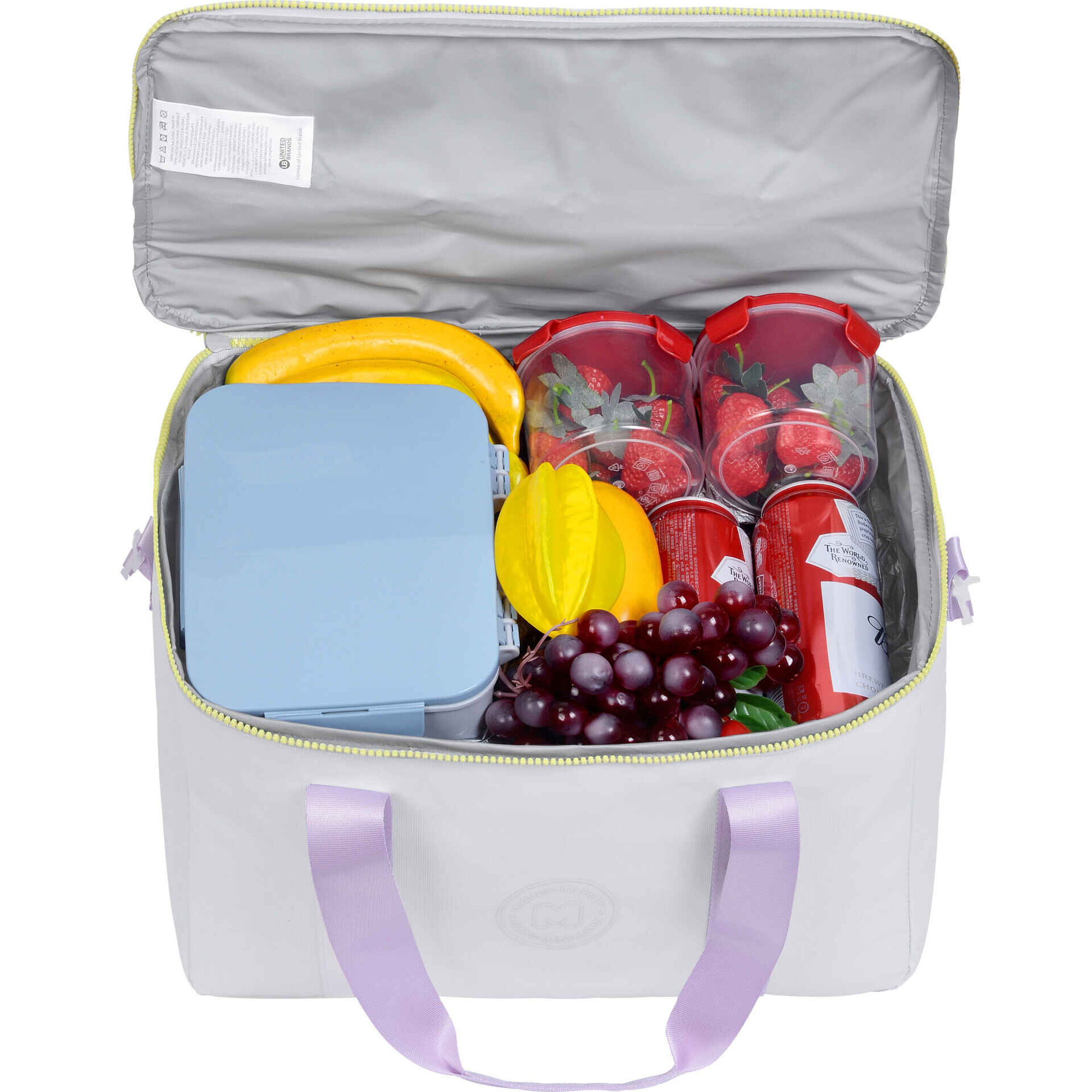 Soft Cooler Cinza Marshmallow
