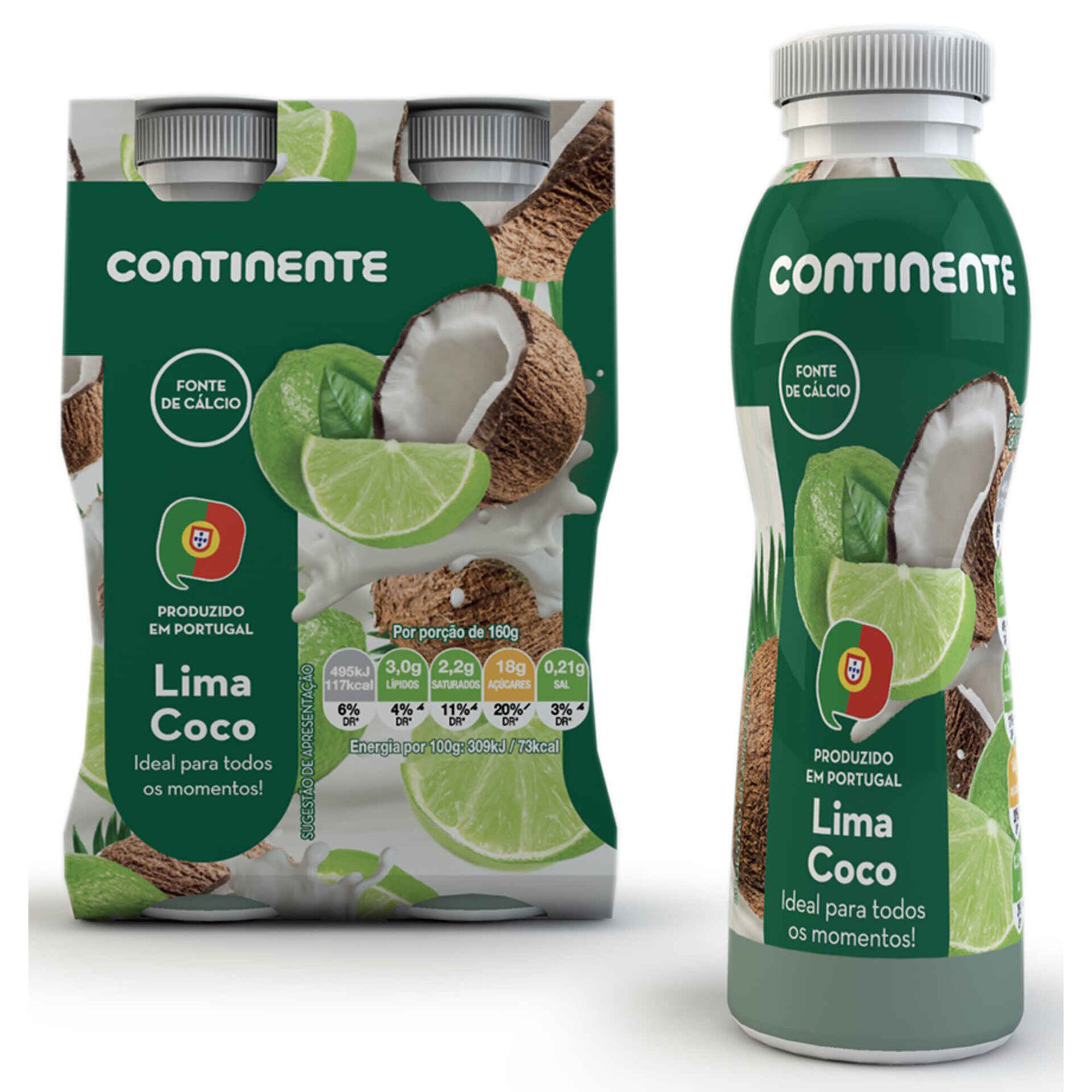 Iogurte Líquido Lima Coco Iogurte Líquido Lima Coco