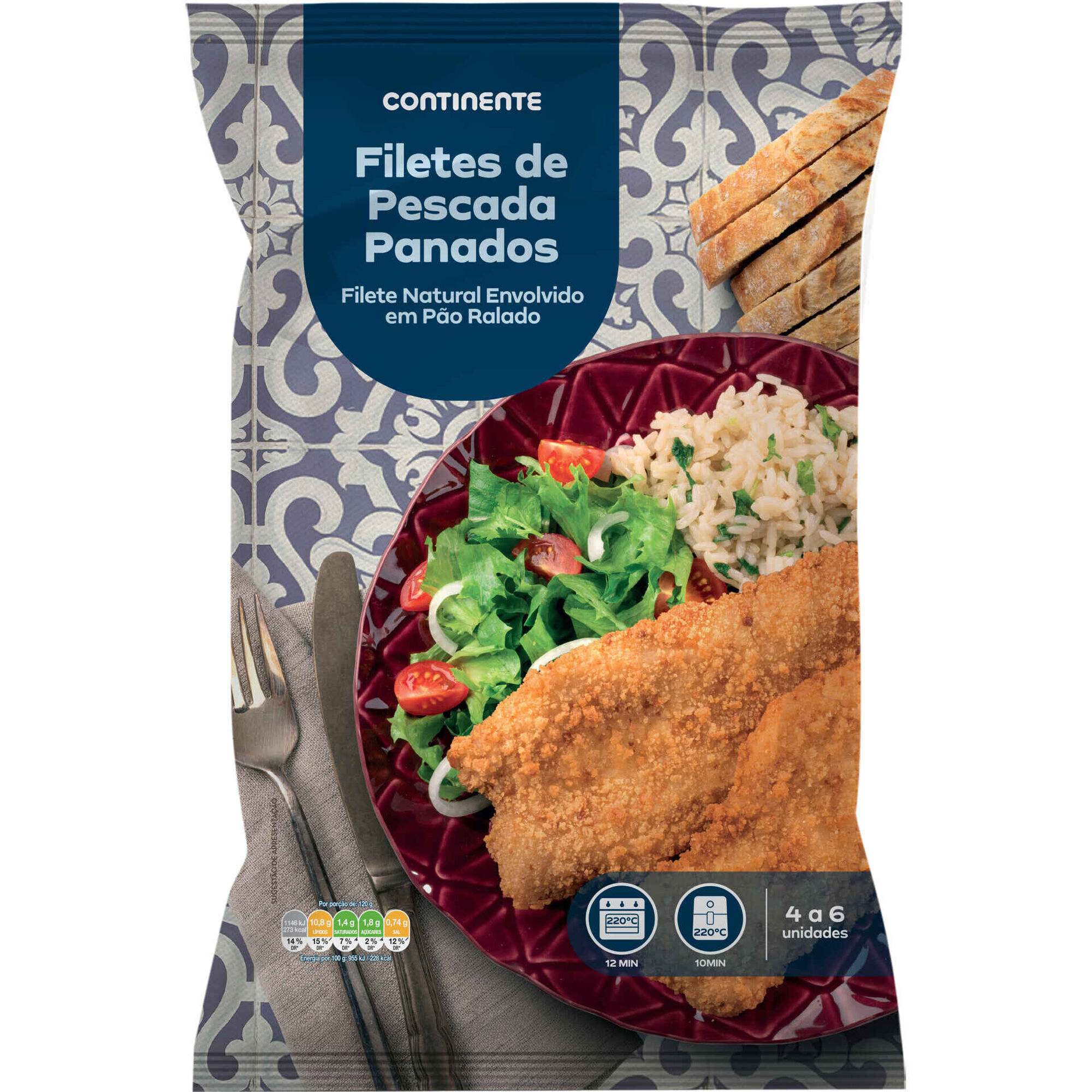 Filetes de Pescada Panados Continente