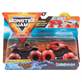 Monster Jam - Pack 2 Ve&iacute;culos 1:64 (v&aacute;rios modelos)