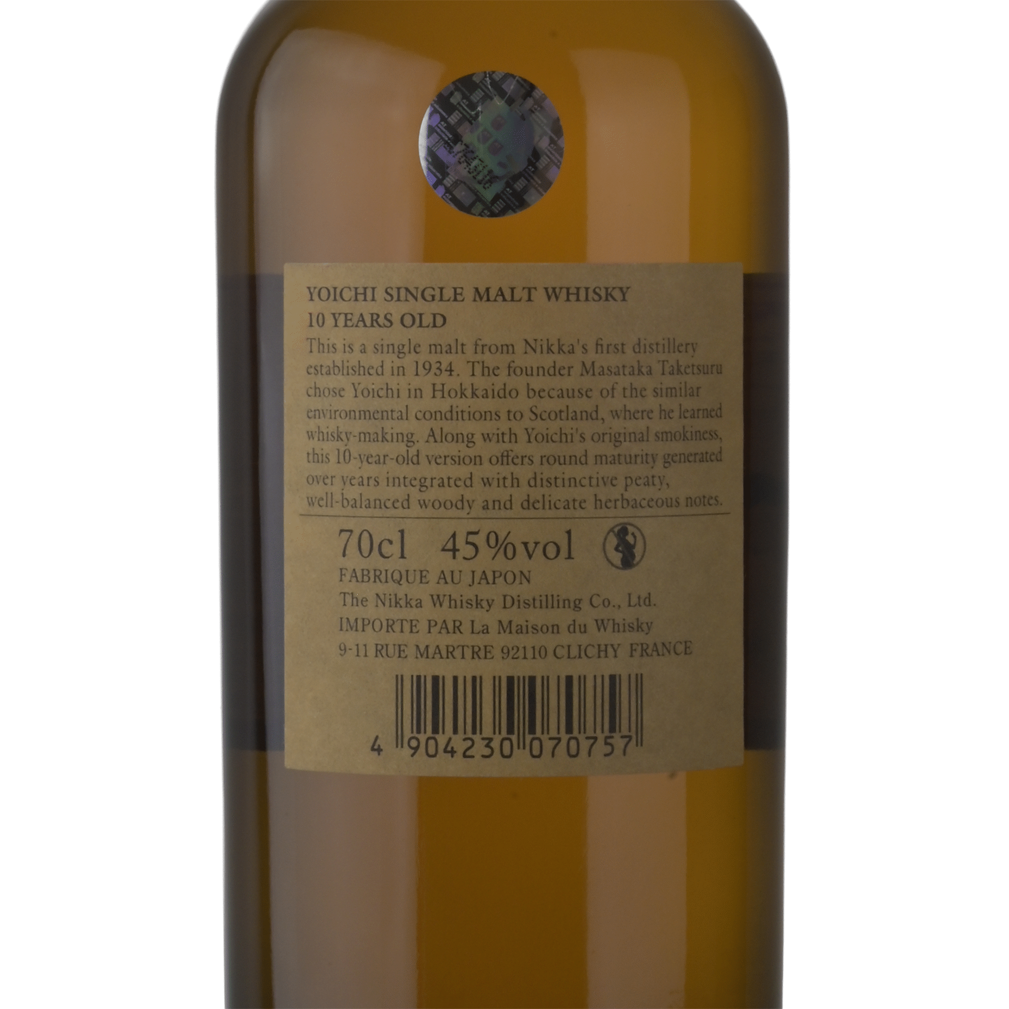 Nikka Whisky Yoichi Single Malt 10 Years