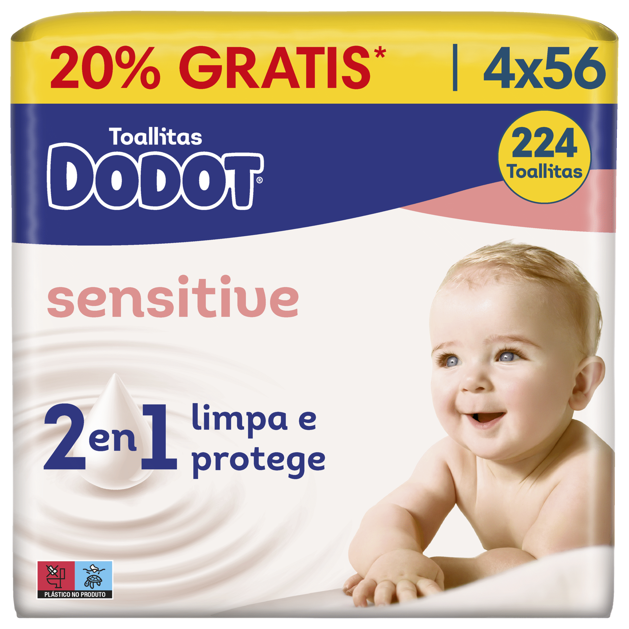 Toalhitas Beb&eacute; Sensitive Dodot