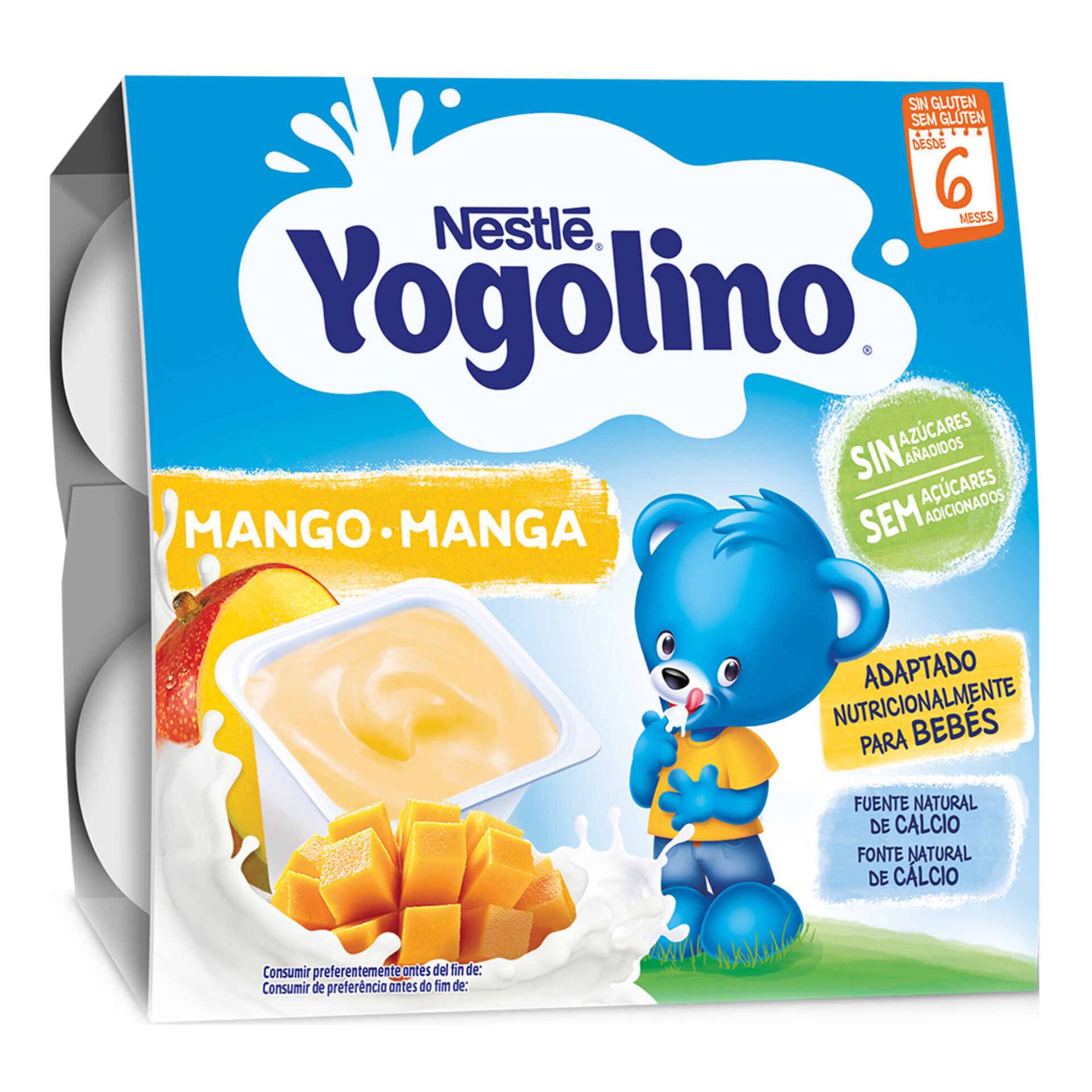 Alimento Lácteo Manga sem Glúten +6M