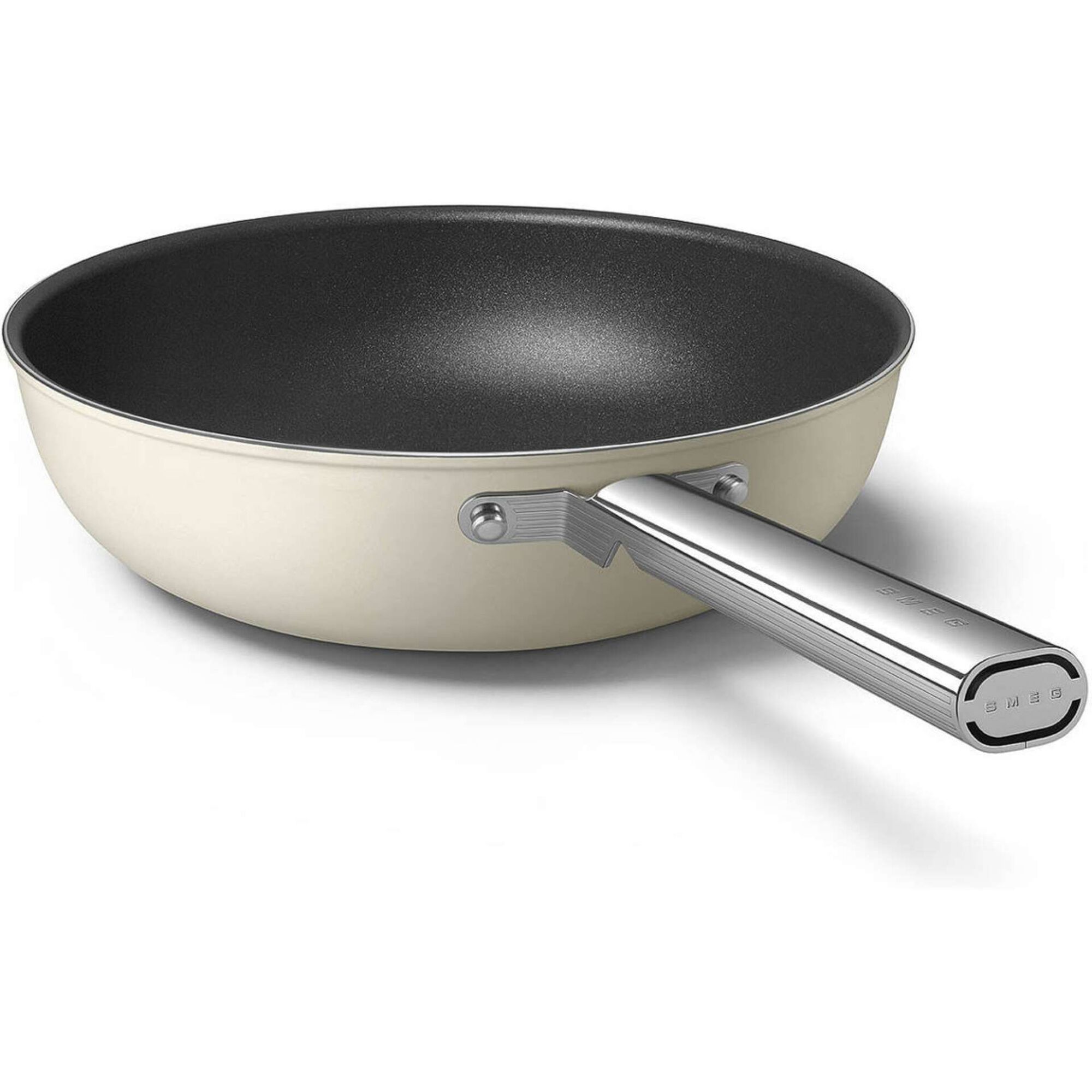 Wok Antiaderente Alum&iacute;nio 30cm Creme
