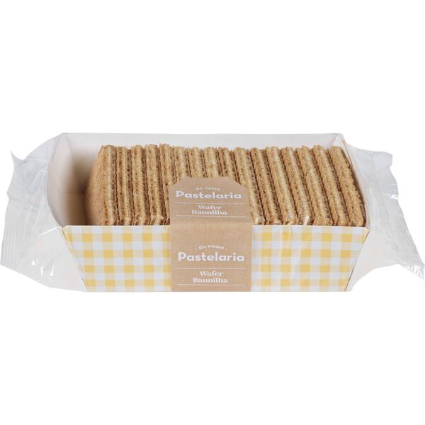 Wafers de Baunilha Da Nossa Pastelaria