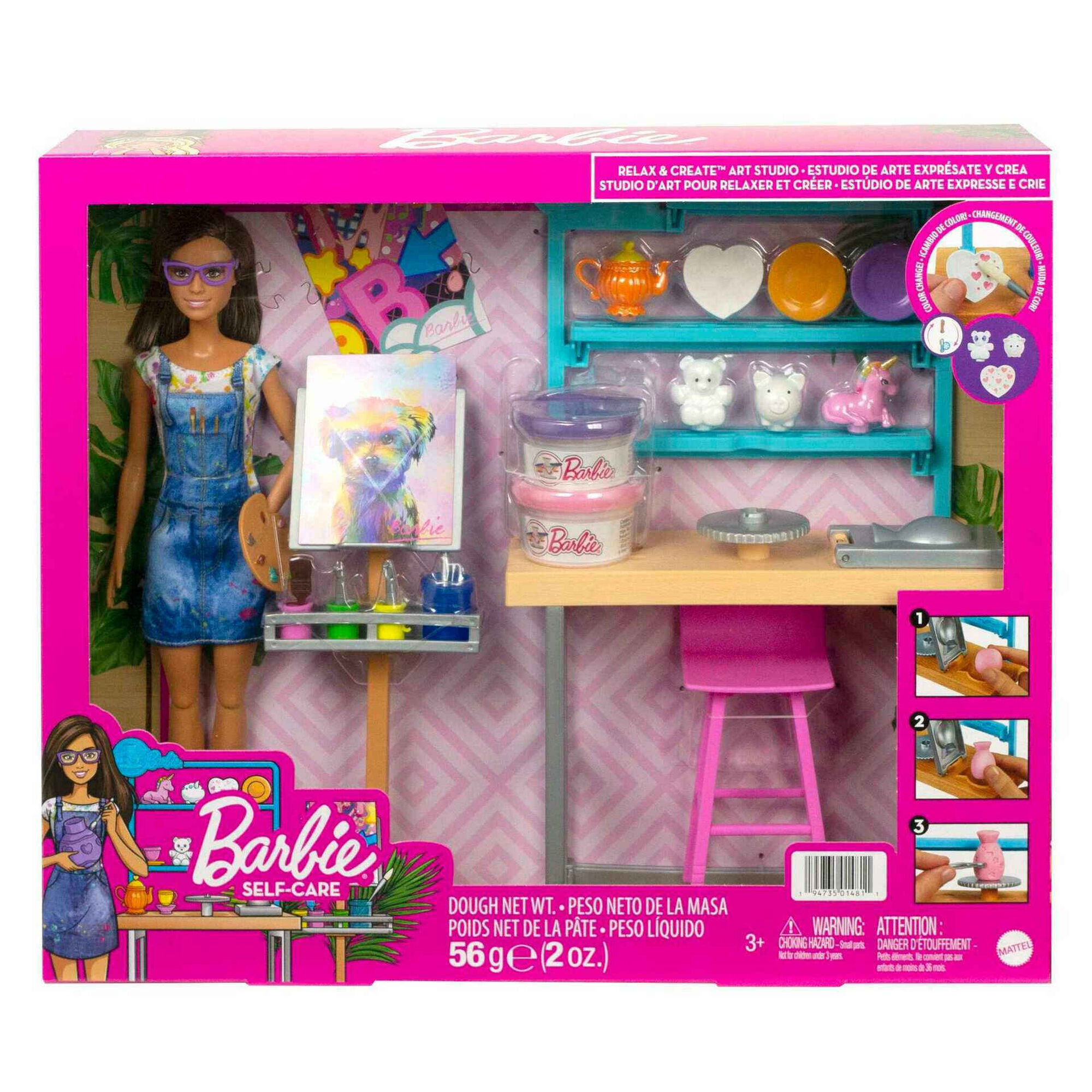 ESPECIAL DE NATAL Pintar Desenho da Barbie, Vídeo de Pintar da Boneca  Barbie