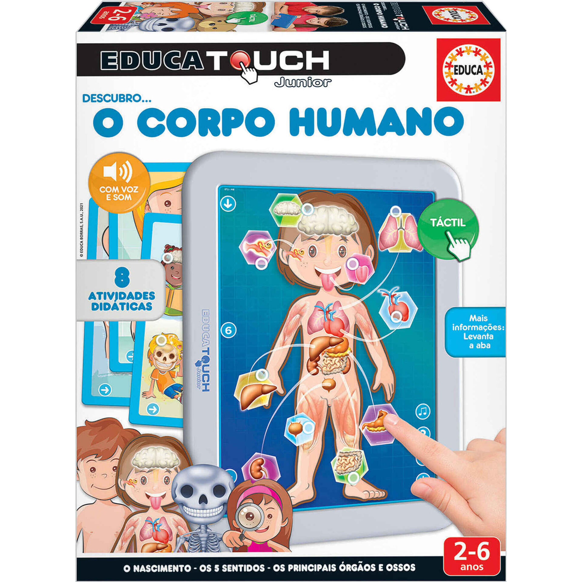 Educa - Jogo Etouch J&uacute;nior O Corpo Humano