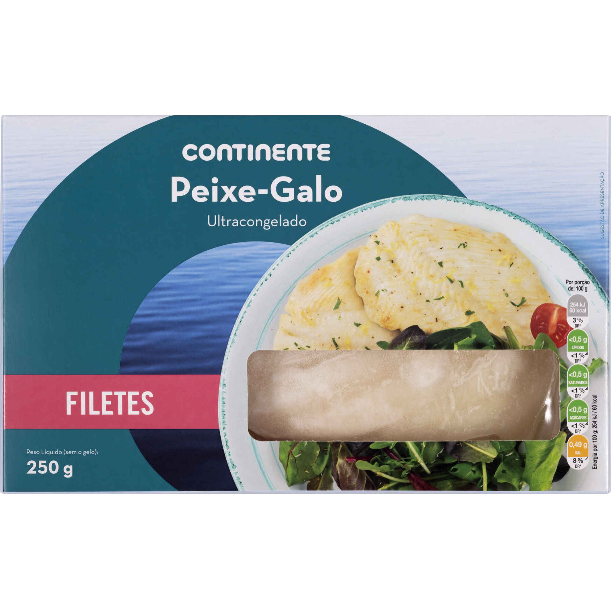 Filetes de Peixe Galo Ultracongelado