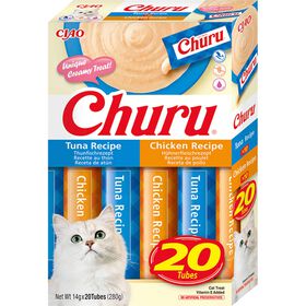 Snack para Gato L&iacute;quido  Frango e Atum Churu