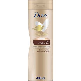 Autobronzeador Loção Corpo Care + Visible Glow Dark