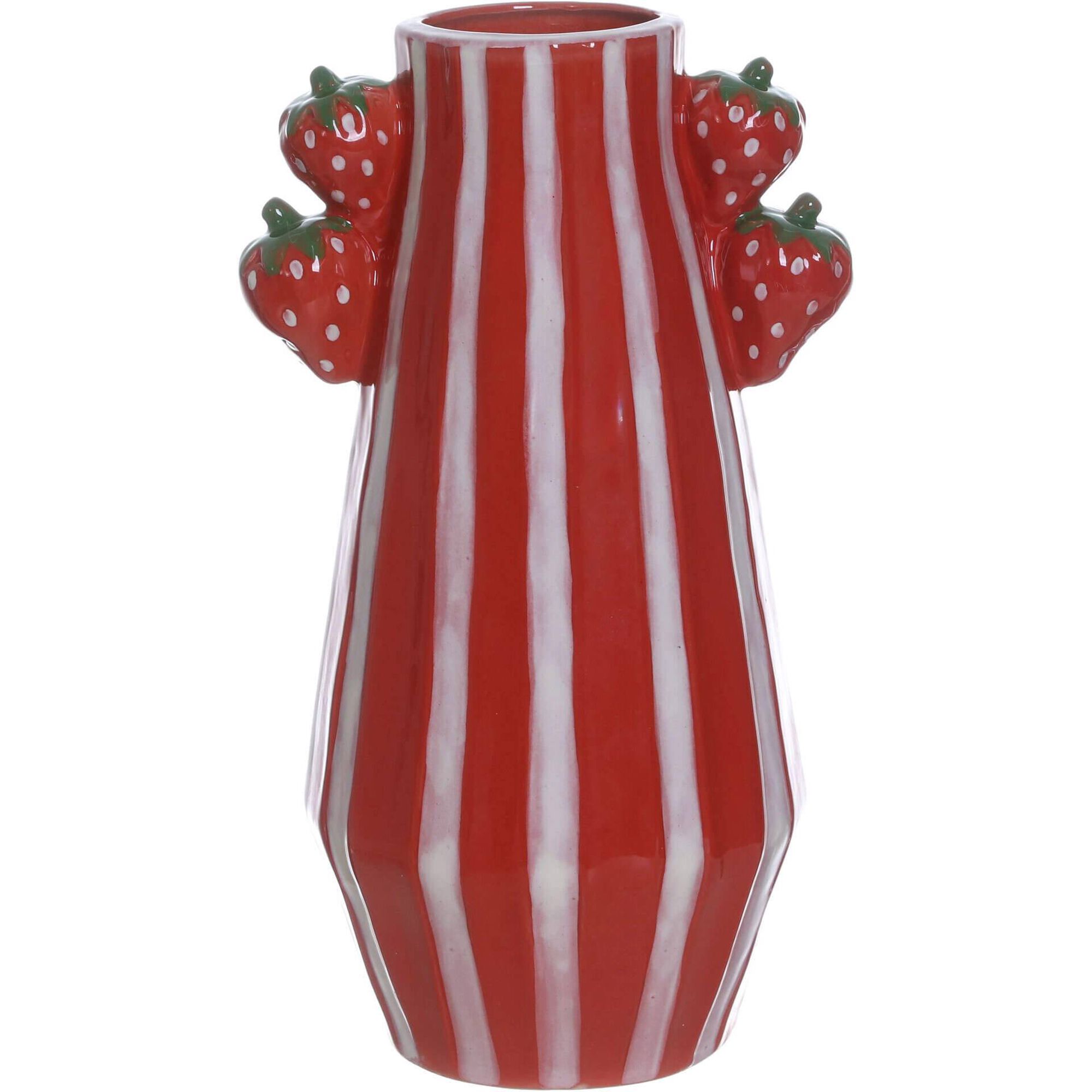 Jarra Riscas Rosa com Morangos