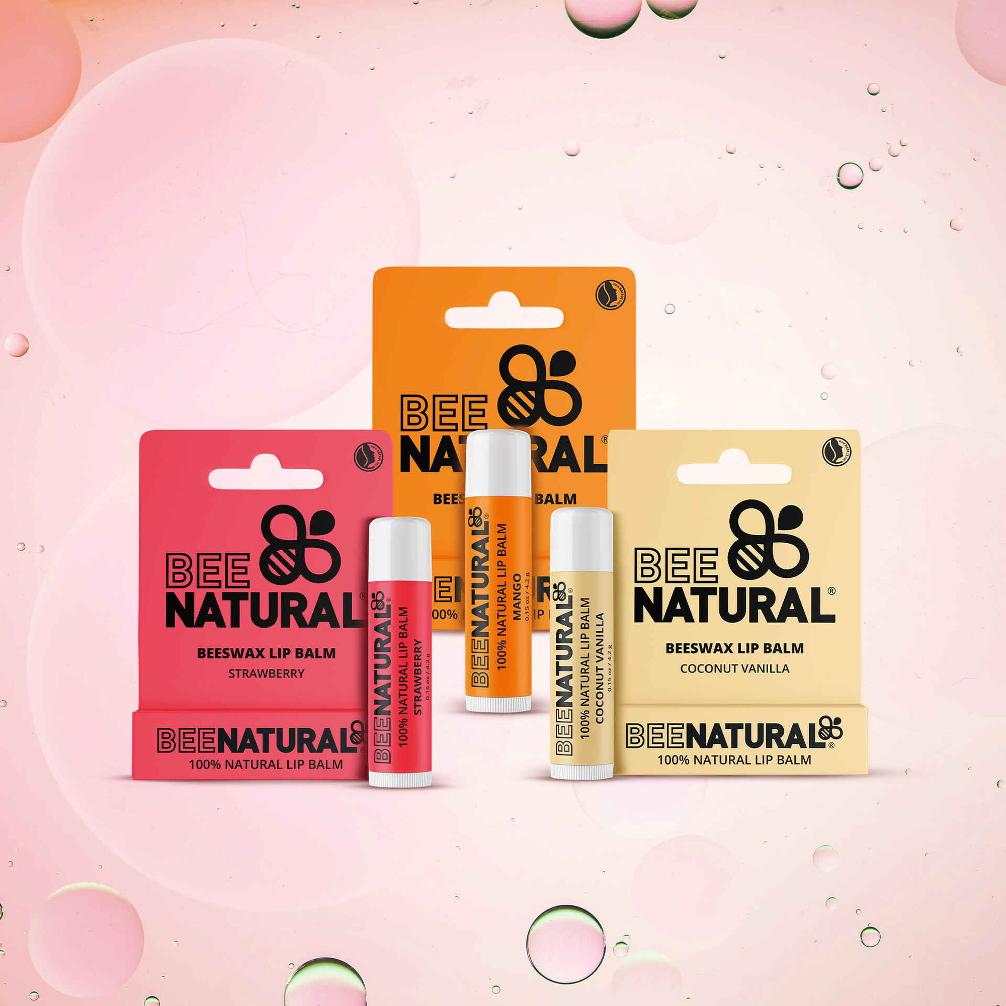 Batons do Cieiro Morango, Manga, Coco e Baunilha