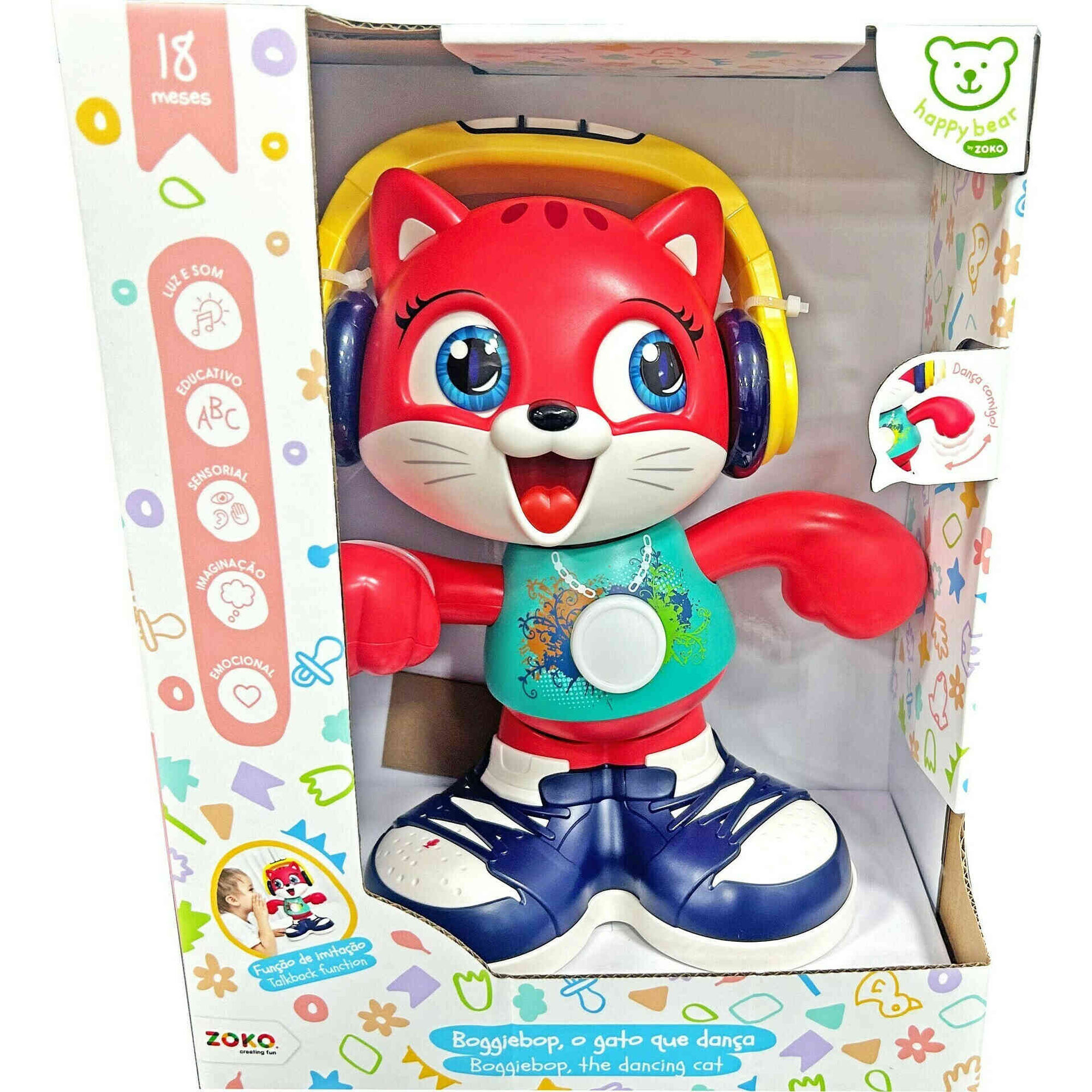 Zoko Happy Bear - Boggiebop, o Gato que Dan&ccedil;a