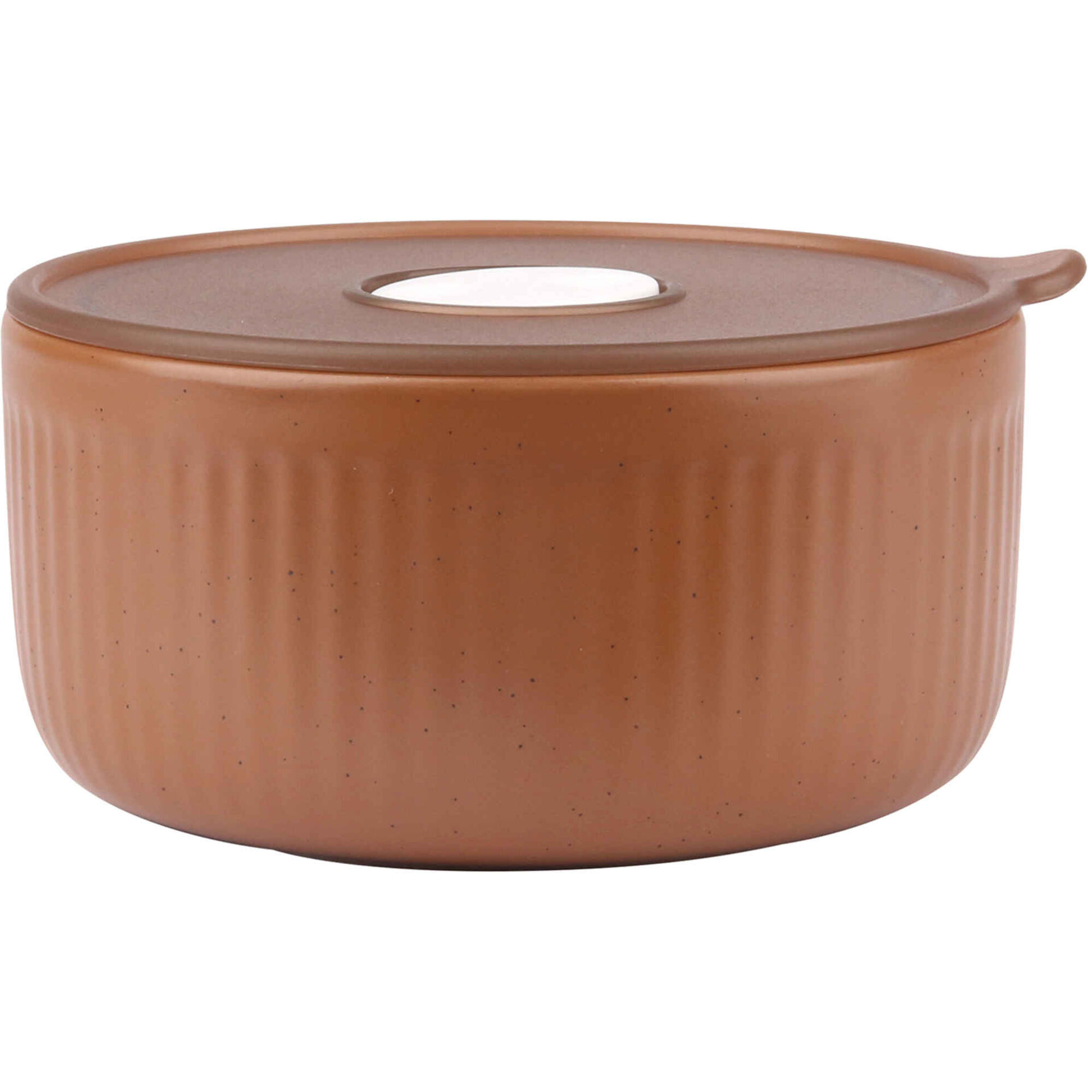 Ta&ccedil;a Canelada com Tampa 600ml Castanha Kasa