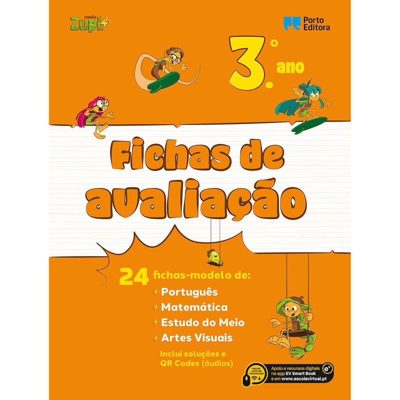 Missão Zupi! - Fichas de avaliação - 3.º Ano