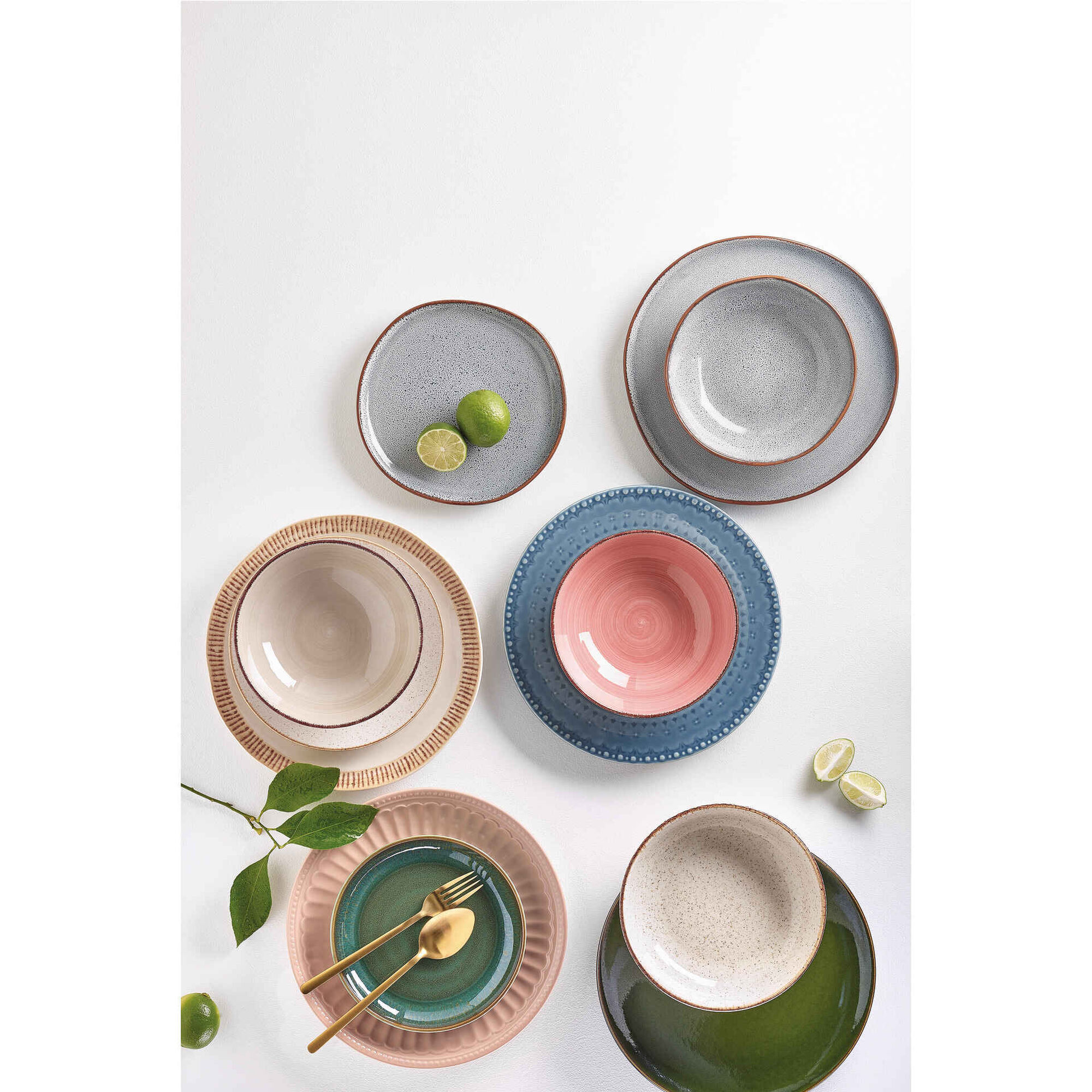 Prato Sopa 18cm Cinza Belmonte