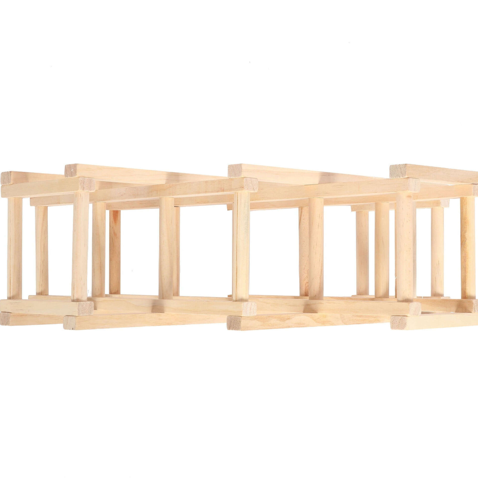 Garrafeira Madeira para 10 Garrafas Natural