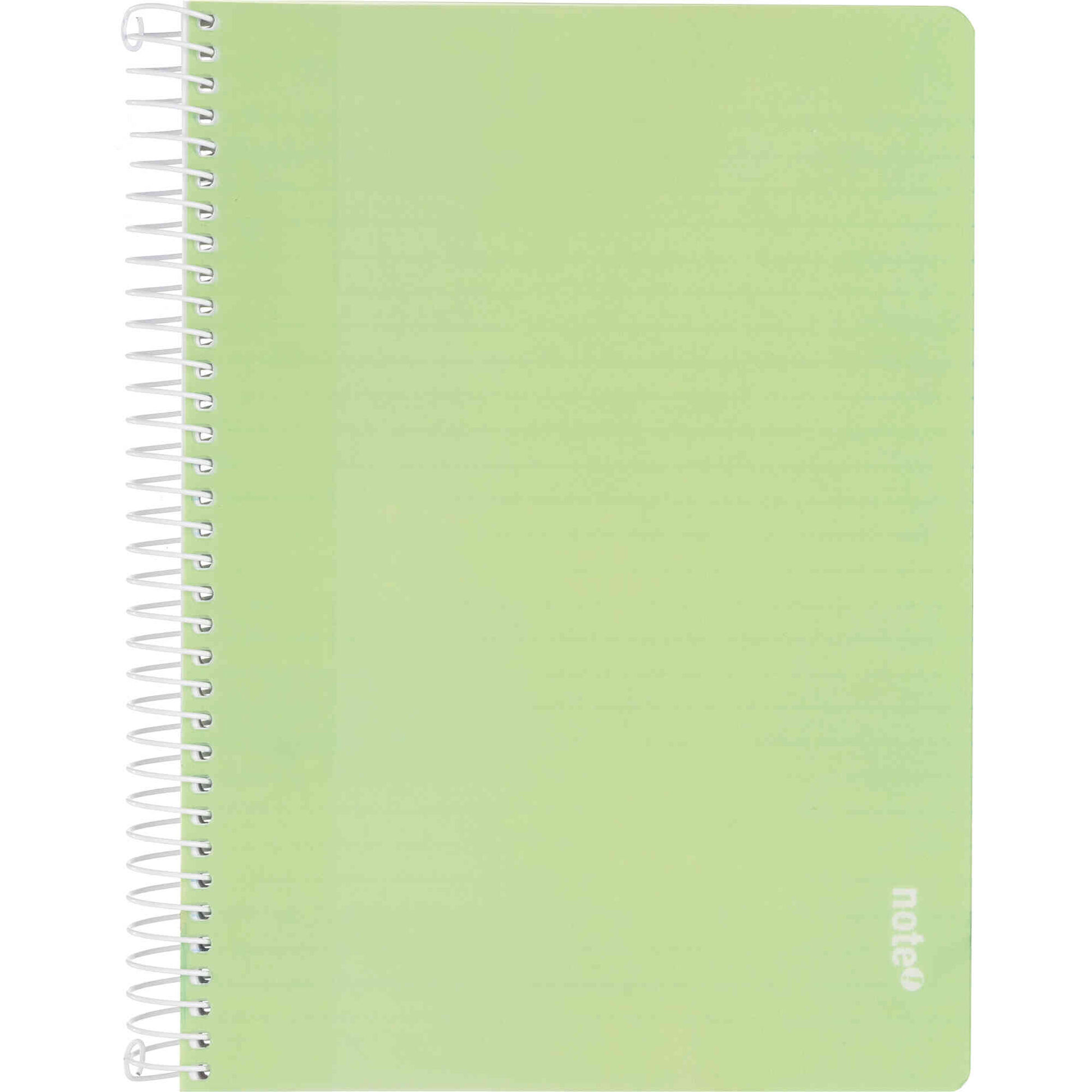 Caderno Espiral A5 Pautado (v&aacute;rias cores) Note!