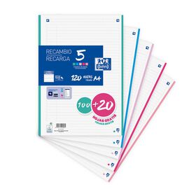 Recarga Papel A4 Pautado