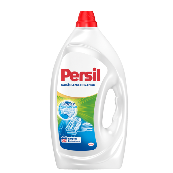 Detergente Máquina Roupa Líquido Sabão Azul e Branco Persil