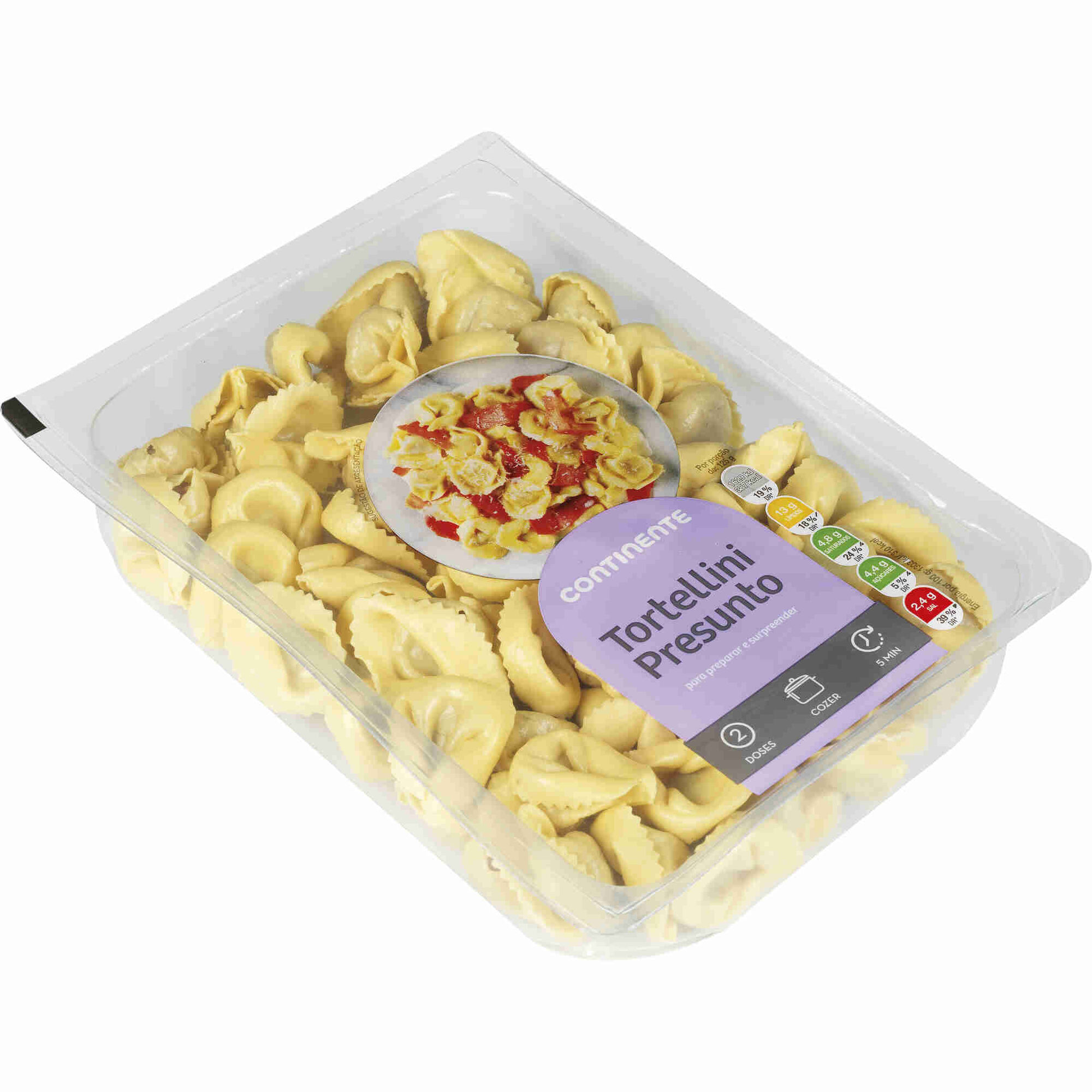 Tortellini Fresco com Presunto