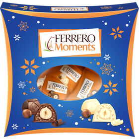 Bombons de Chocolate de Leite e Branco com Avelãs Ferrero Moments Bombons de Chocolate de Leite e Branco com Avelãs Ferrero Moments