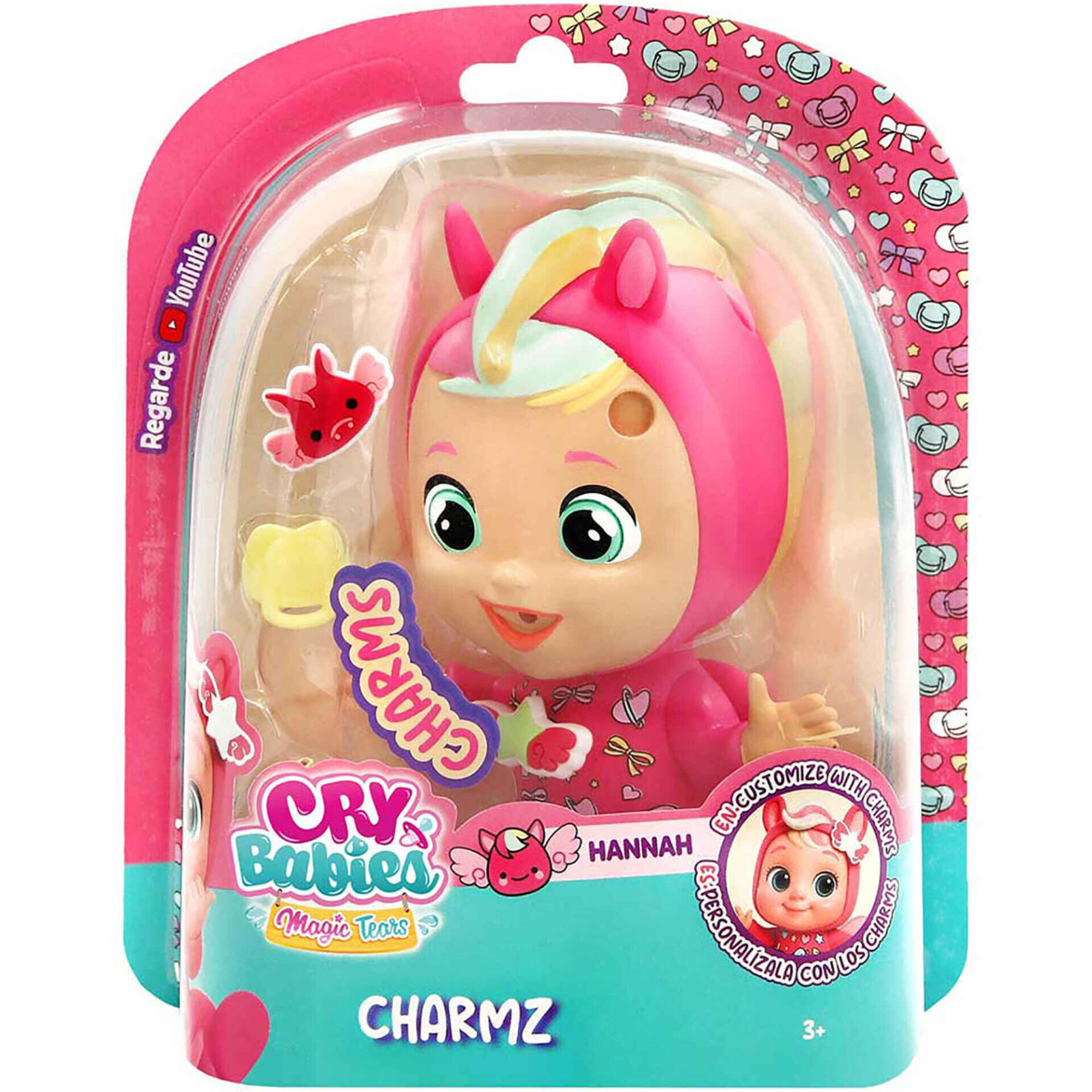 Cry Babies - Boneca Magic Tears Charmz Blister (v&aacute;rios modelos)