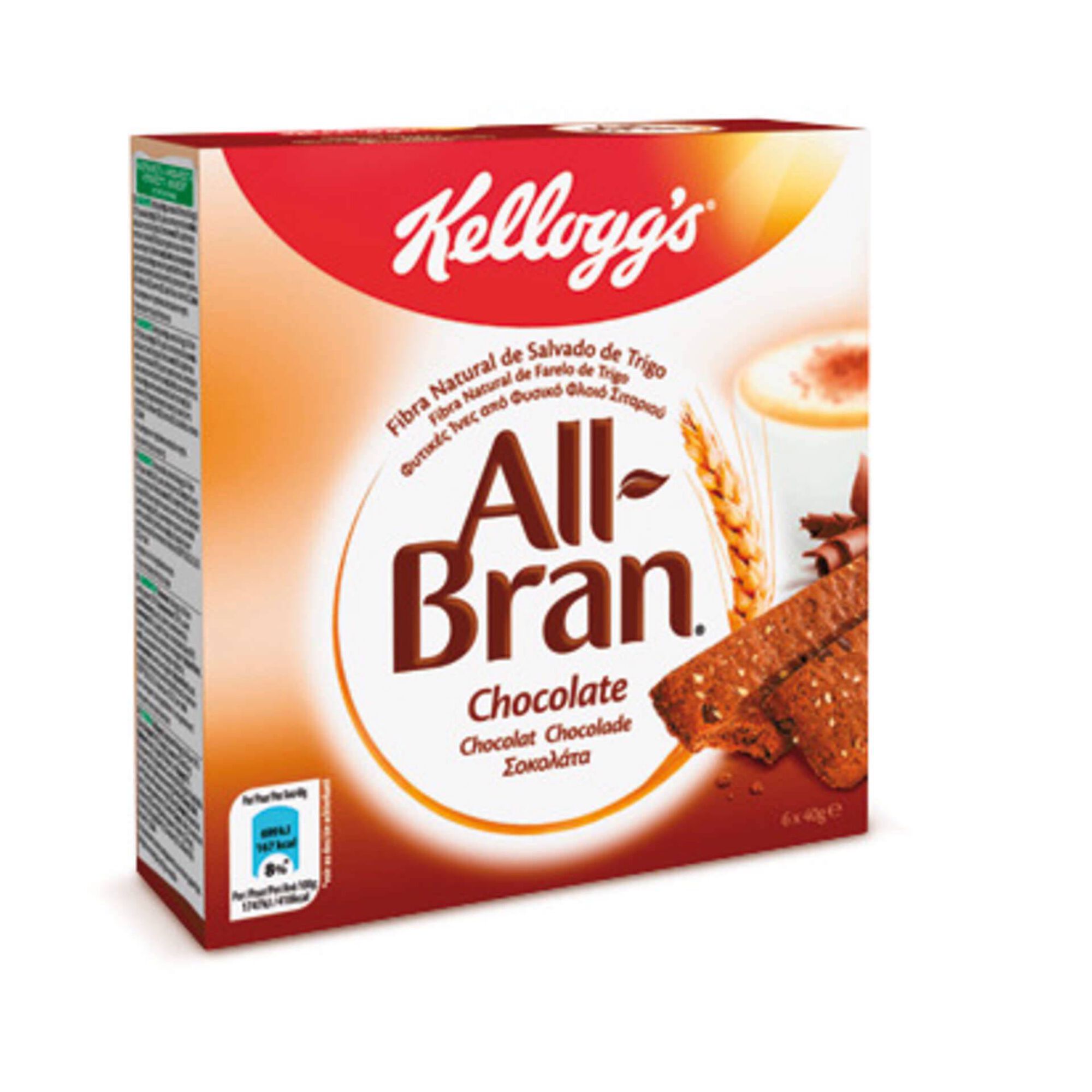 Barras de Cereais Chocolate All Bran
