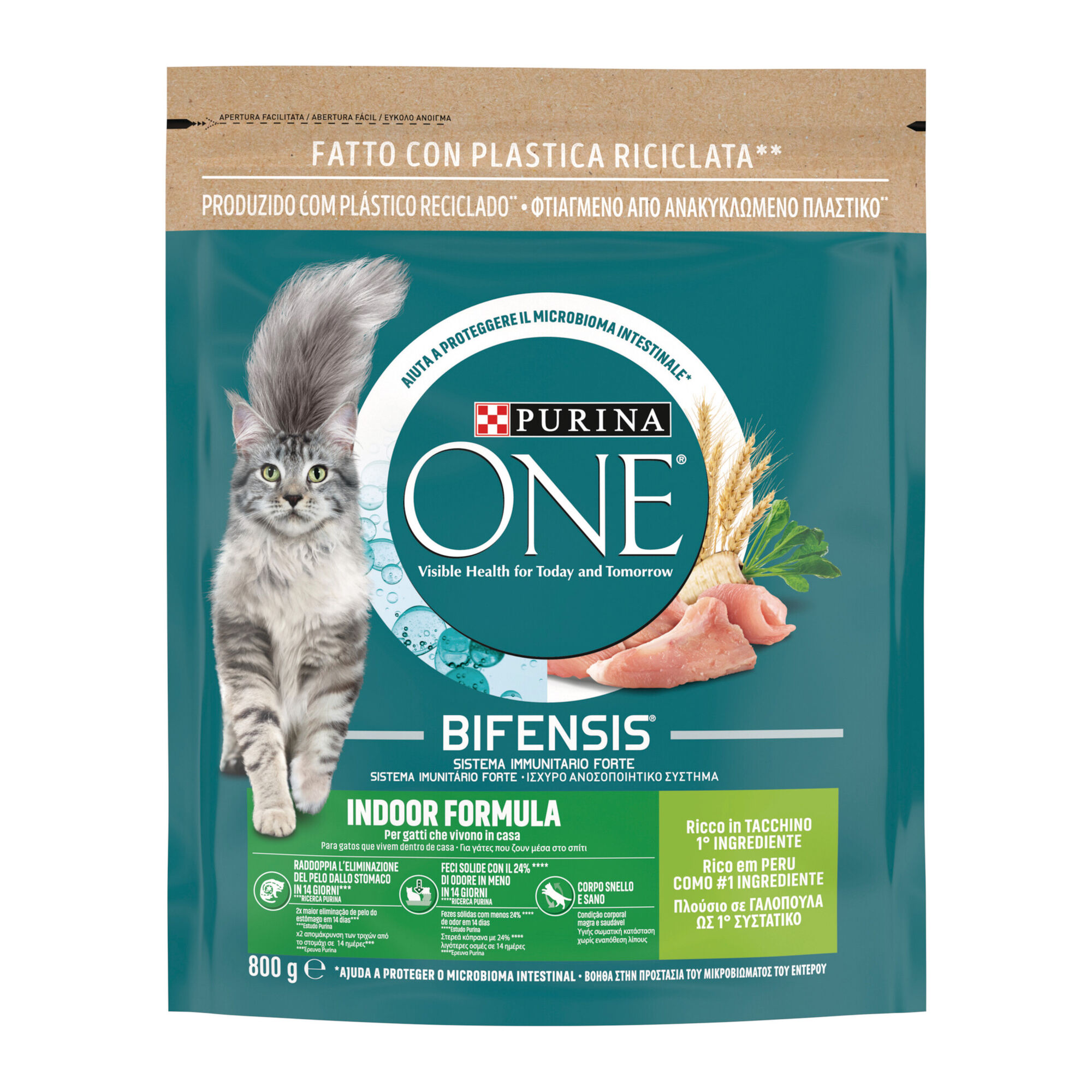 Ra&ccedil;&atilde;o para Gato Adulto Indoor Peru Purina One