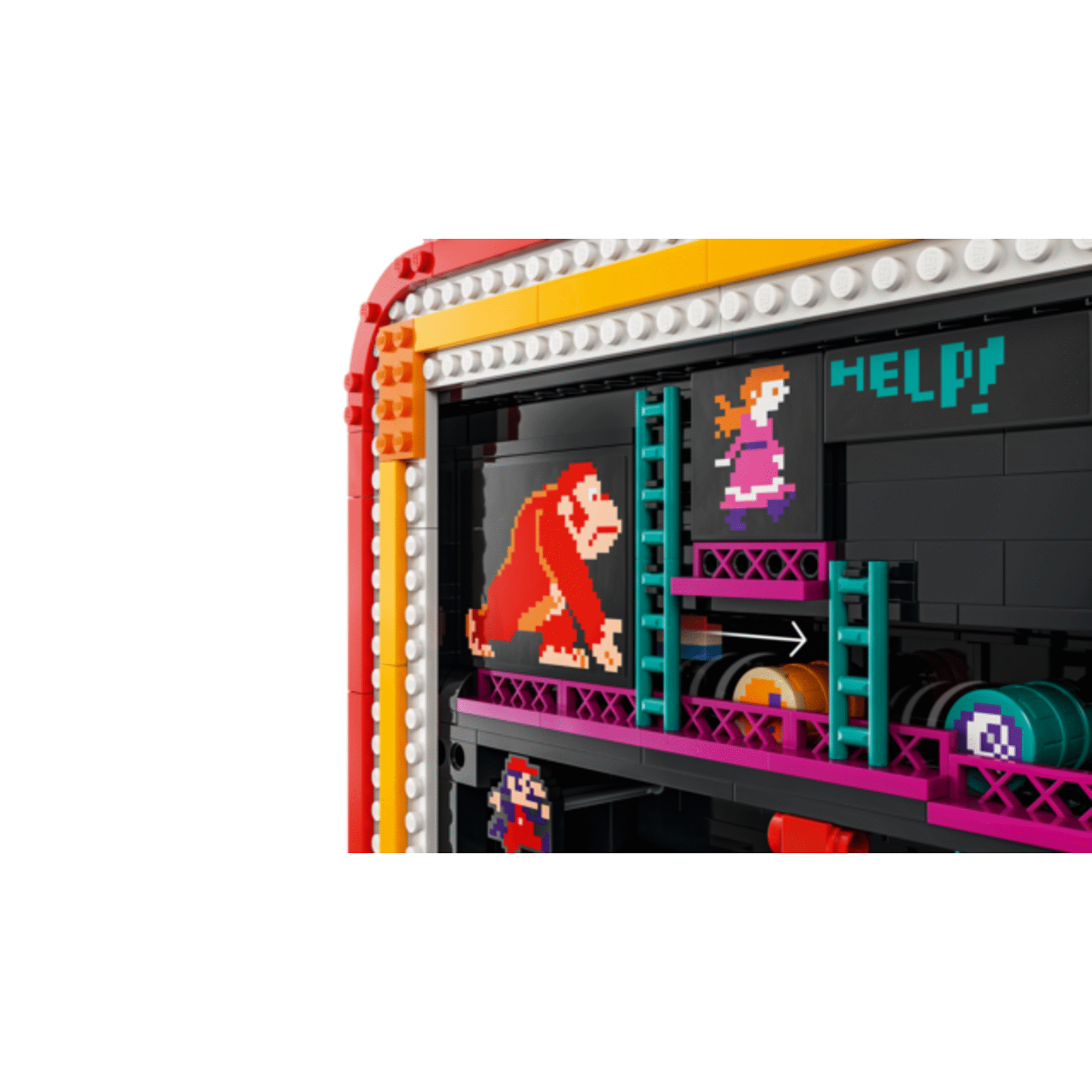 LEGO Super Mario - M&aacute;quina de arcada do Donkey Kong - 72051