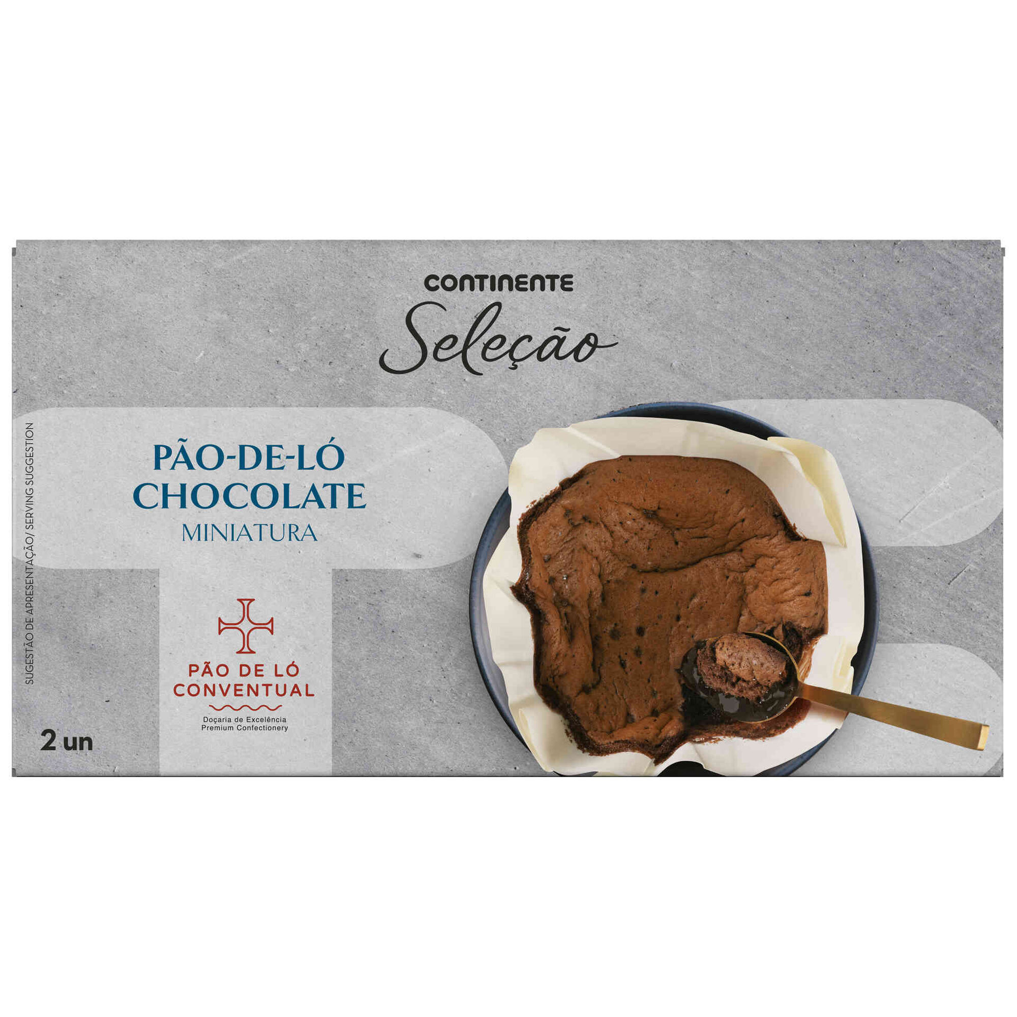 Pão de Ló Chocolate Miniatura